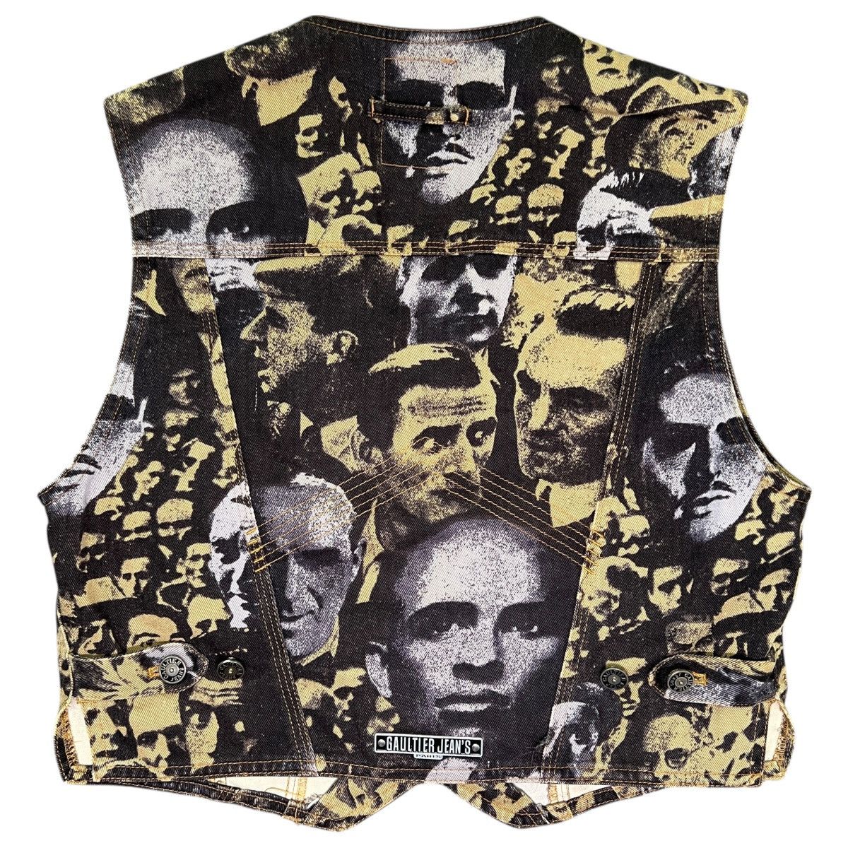 Jean Paul Gaultier Jean Paul GAULTIER 1992AW Face Printed Vest & Pants Set-up Size US 44 / EU 60 - 11 Thumbnail