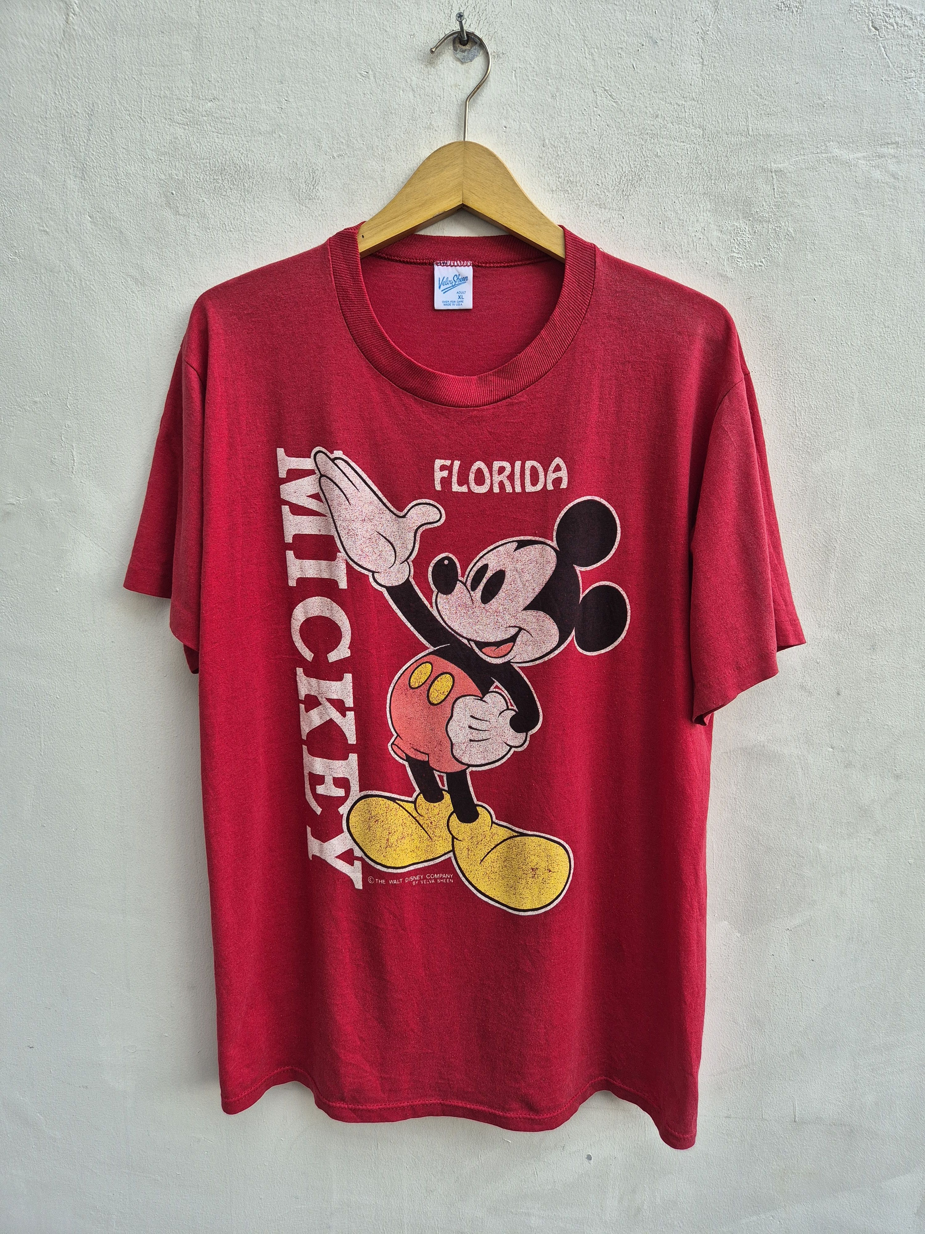 Disney × Velva Sheen Vintage 90s Mickey Mouse T-shirt Size US XL / EU 56 / 4 - 1 Thumbnail