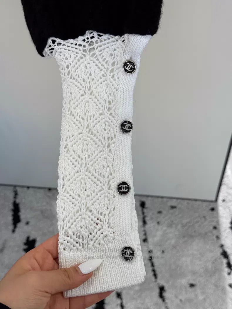 Chanel Chanel 21A Black and White Handicraft Series Knitted Sweat Size XS / US 0-2 / IT 36-38 - 4 Thumbnail