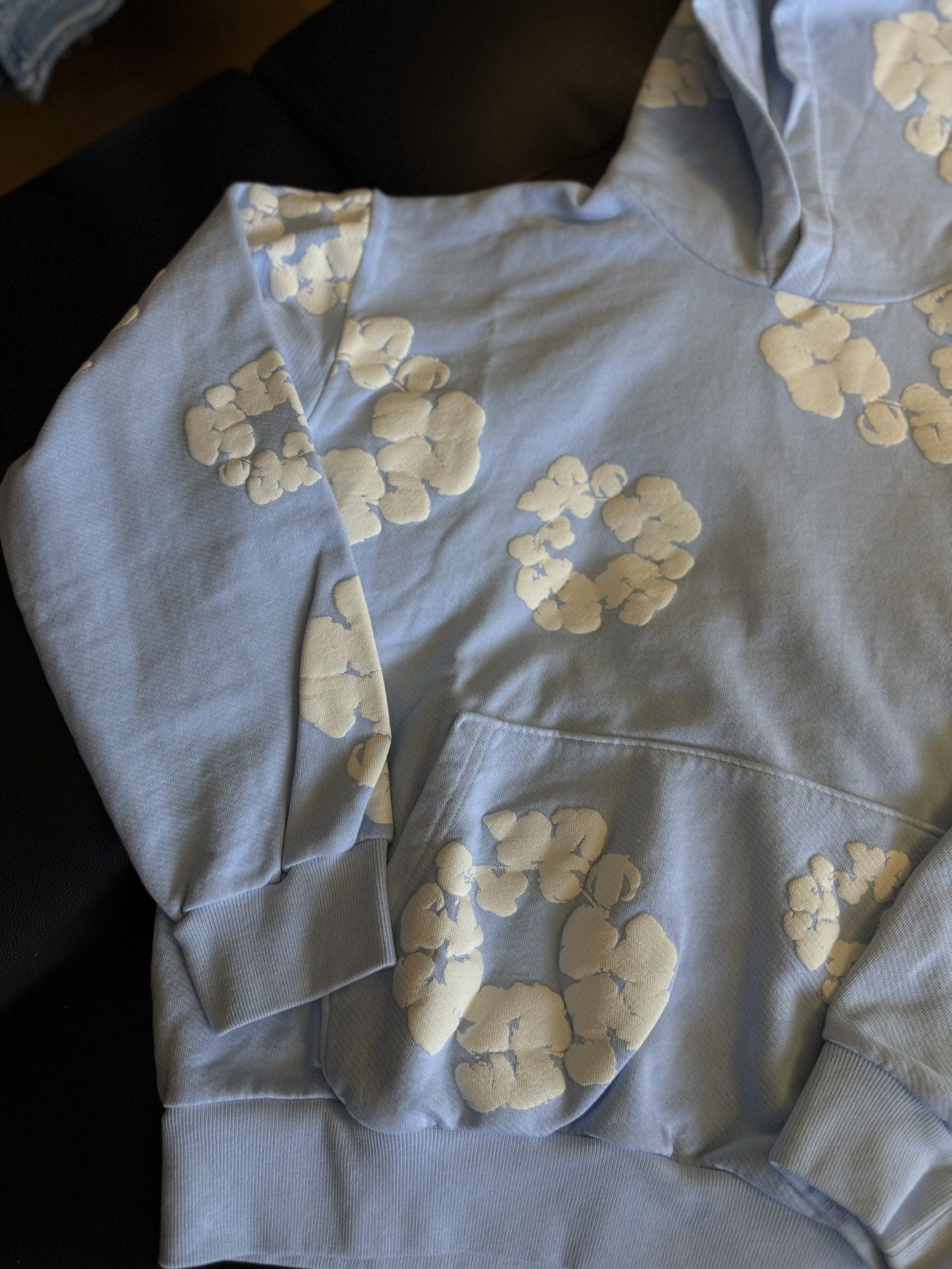 DENIM TEARS Denim Tears Cotton Wreath Hoodie Size XS Blue (NEW) Size US XS / EU 42 / 0 - 3 Thumbnail
