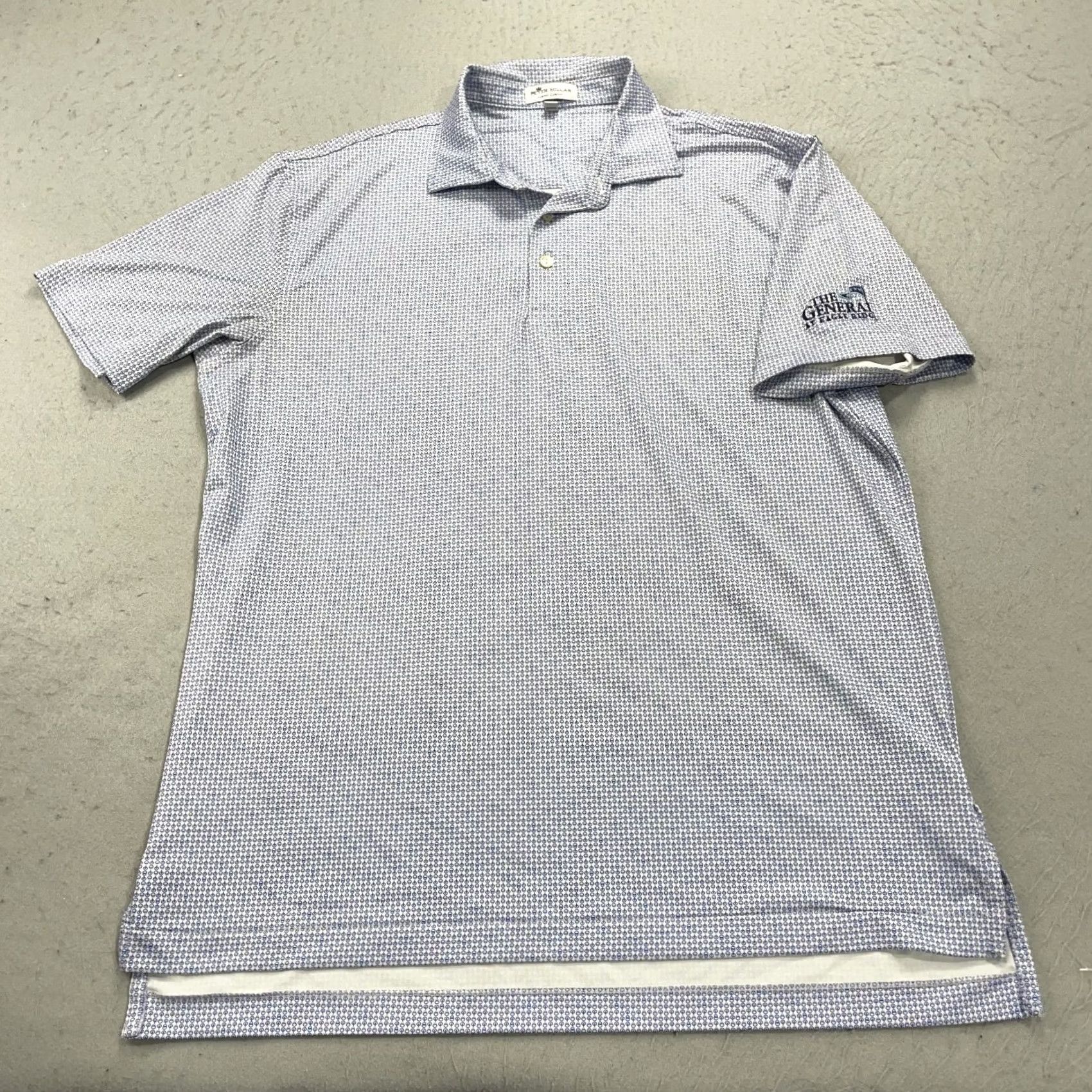Peter Millar Peter Millar Polo Shirt Mens M Blue Golf Summer Comfort Casual Activewear Polo Mens M Blue Golf Summer Comfort Clothing Size US M / EU 48-50 / 2 - 2 Thumbnail
