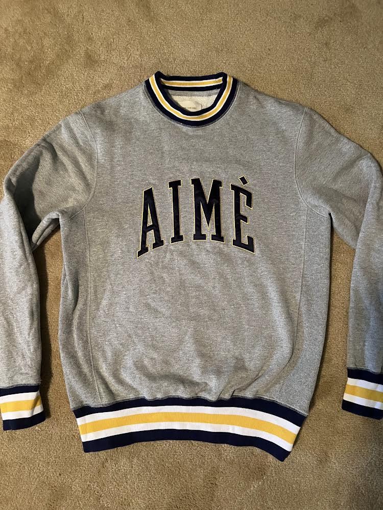 Aime Leon Dore AIME LEON DORE VARSITY CREWNECK SWEATSHIRT Size US S / EU 44-46 / 1 - 1 Thumbnail