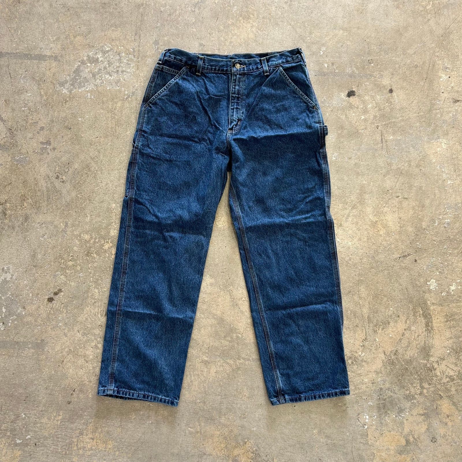 Carhartt Carhartt Denim Carpenter Pants Size US 35 - 1 Thumbnail