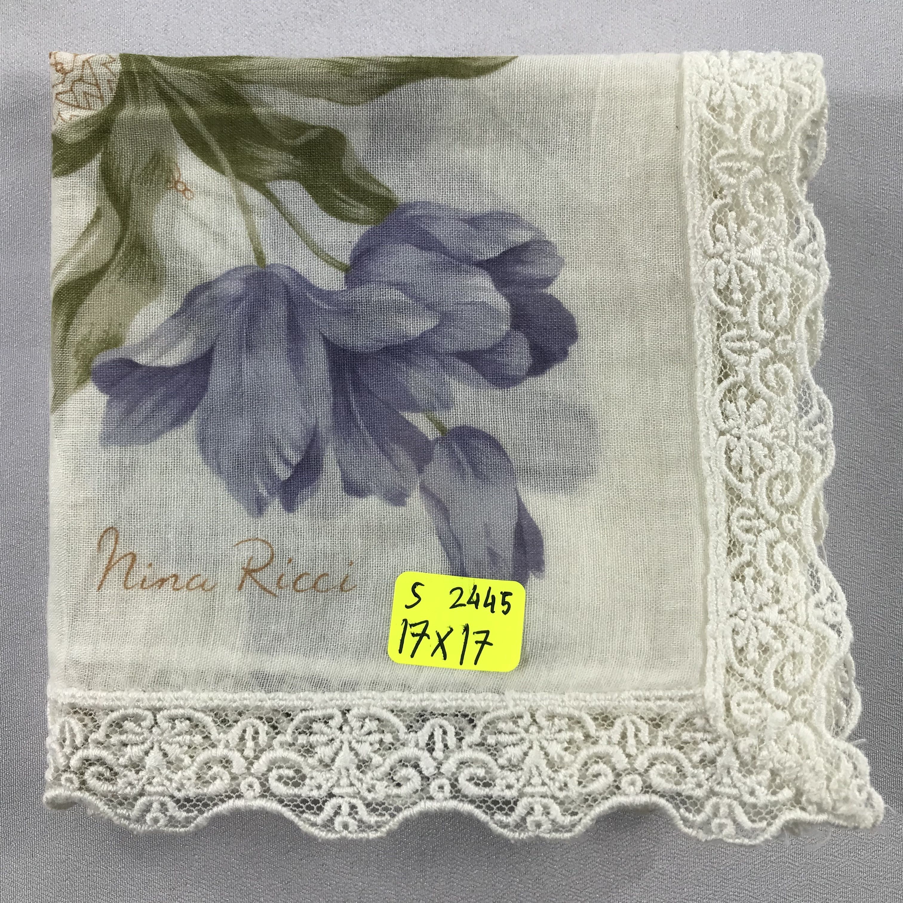 Nina Ricci × Vintage Nina Ricci Bandana / Handkerchief / Neckerchief - S2445 Size ONE SIZE - 5 Thumbnail