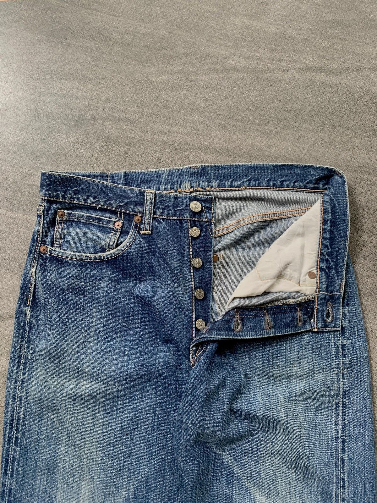 The Real McCoy's FREE TAX! Joe McCoy Selvedge Denim Jeans Size US 32 / EU 48 - 4 Thumbnail