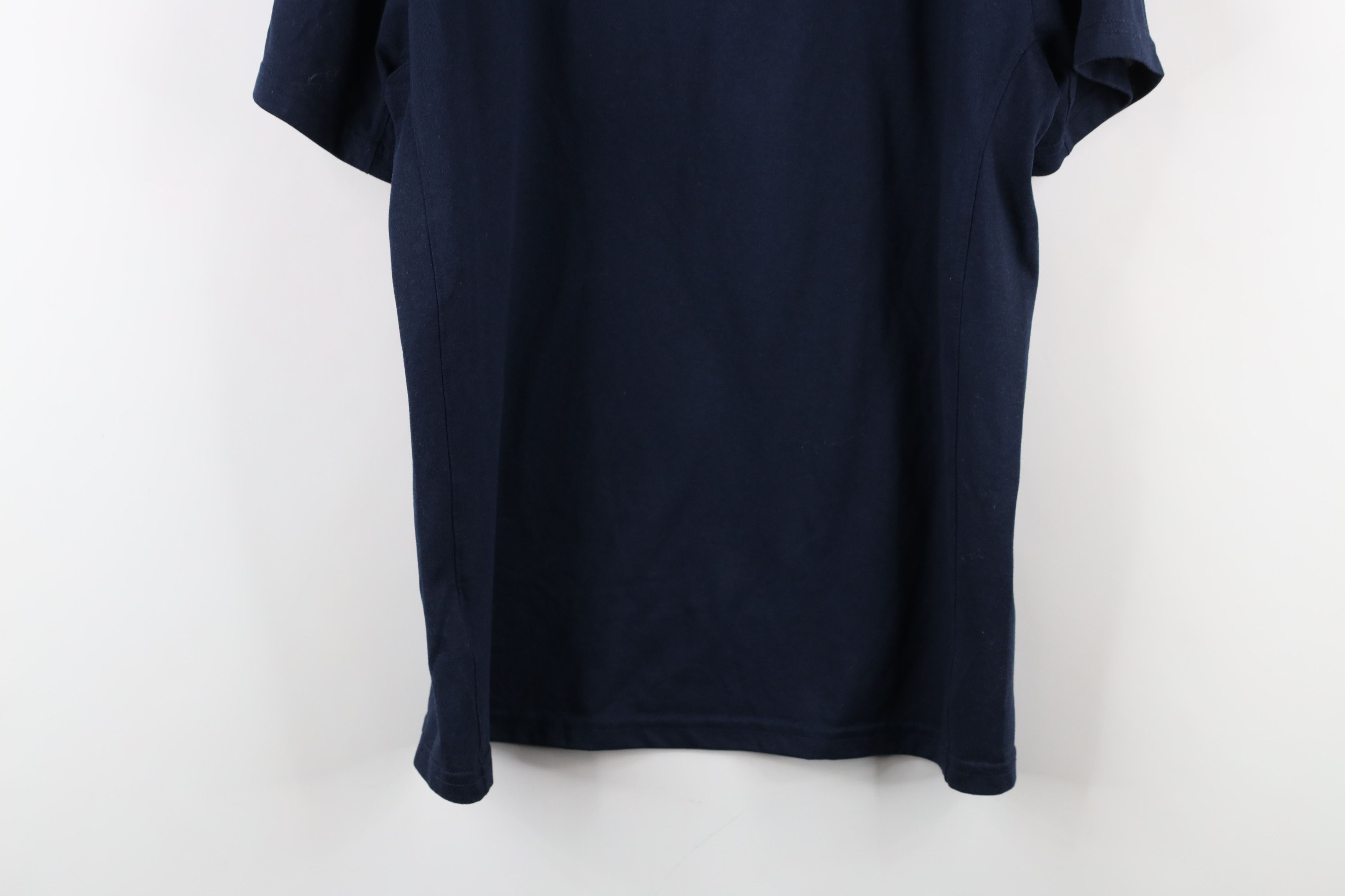 Nike × Vintage Y2K Nike Travis Scott Mini Swoosh Running Gym T-Shirt Blue Size US M / EU 48-50 / 2 - 12 Thumbnail