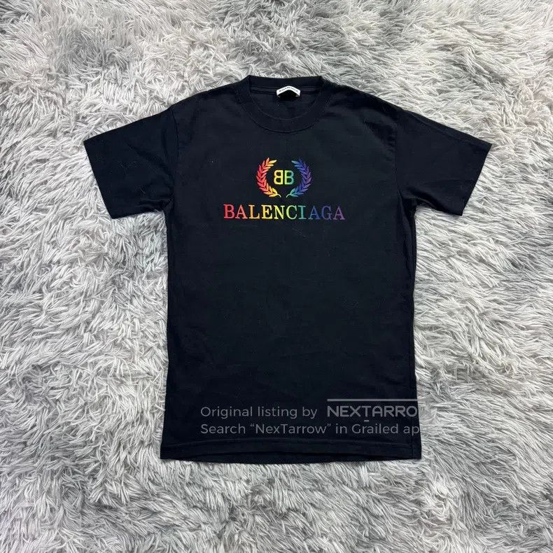 Balenciaga Balenciaga Wheat ear embroidery short sleeve Size US S / EU 44-46 / 1 - 1 Thumbnail