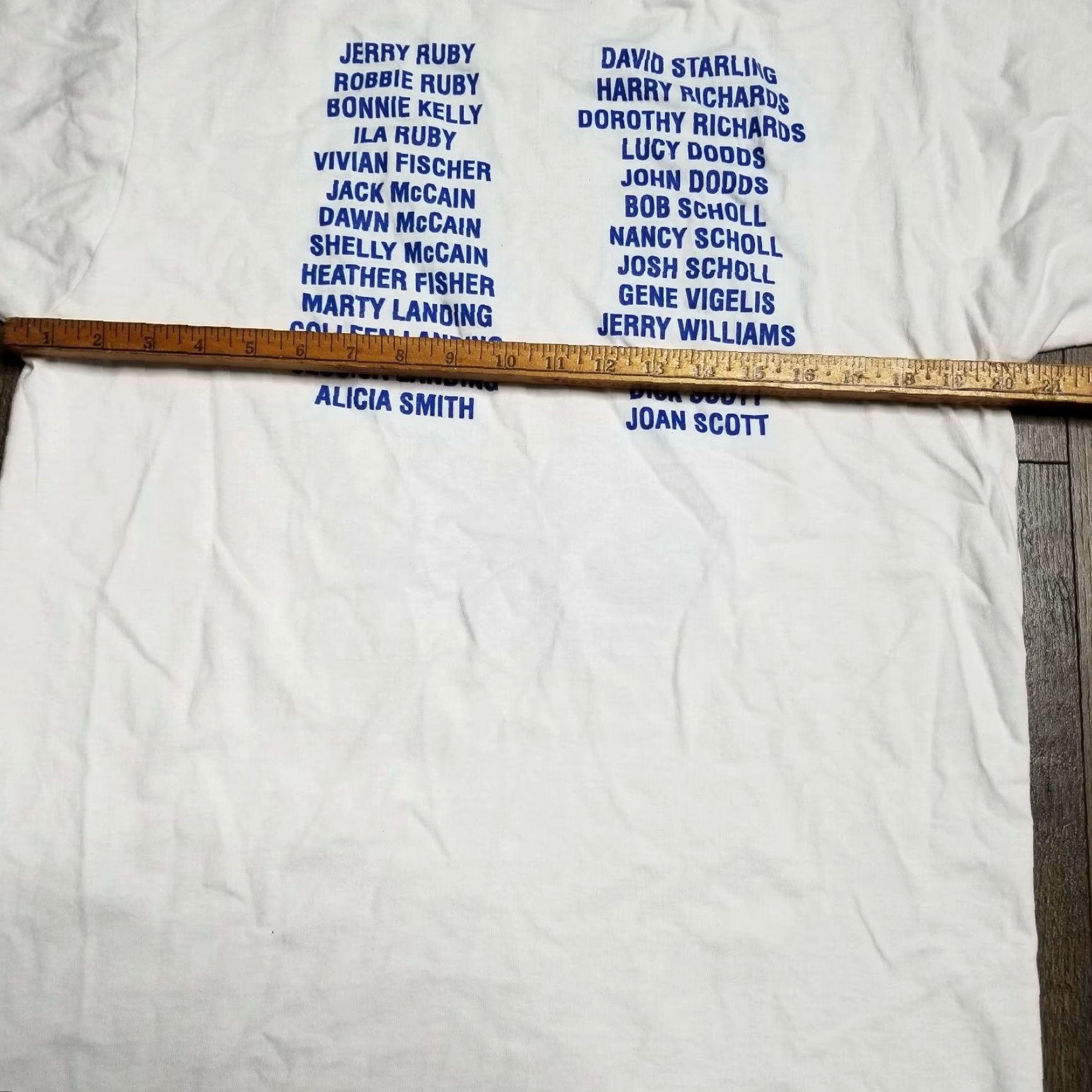 Fruit Of The Loom VINTAGE 90s Mens L Family Reunion Cruise Graphic Tee Short Sleeve White Cotton Blend Fruit of the Loom Size US L / EU 52-54 / 3 - 6 Thumbnail