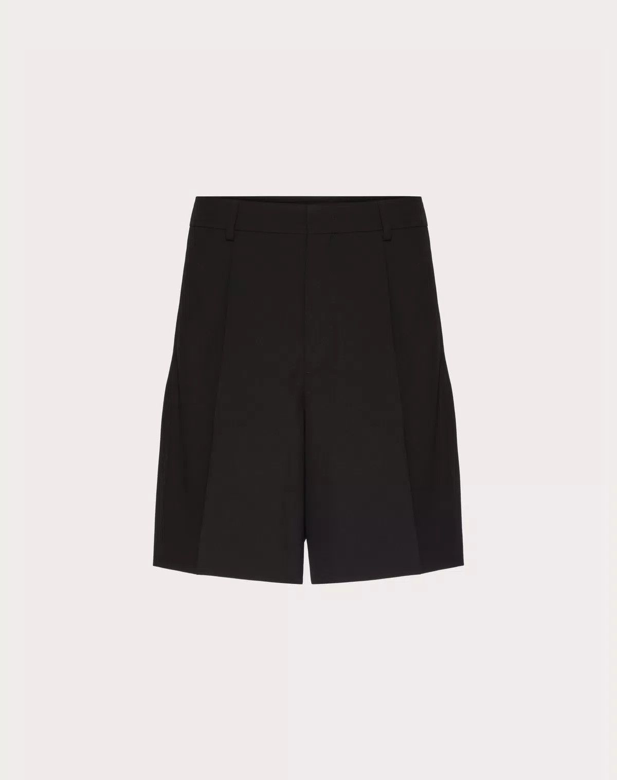 Valentino oc11z0725 Wool Bermuda Shorts in Black Size US 32 / EU 48 - 1 Thumbnail