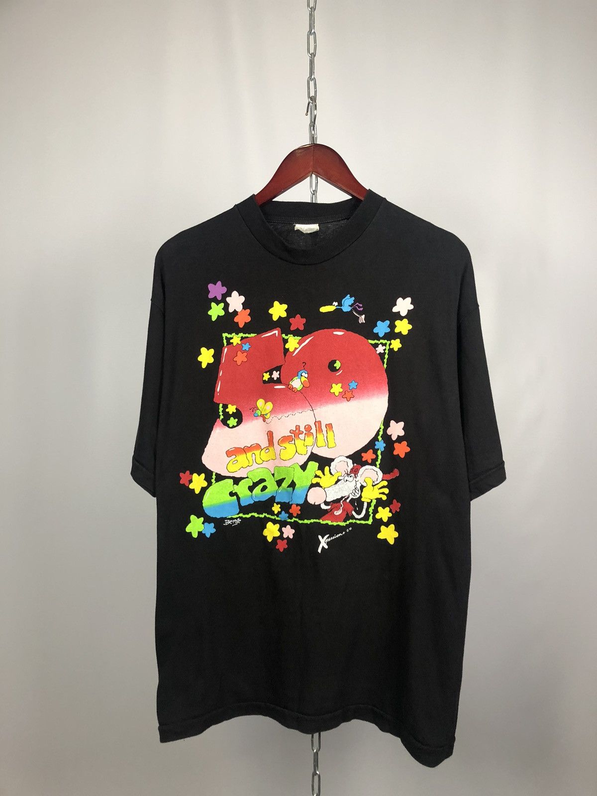 Vintage Vintage T-shirts humor crazy still 90’s big logo Size US XL / EU 56 / 4 - 1 Thumbnail