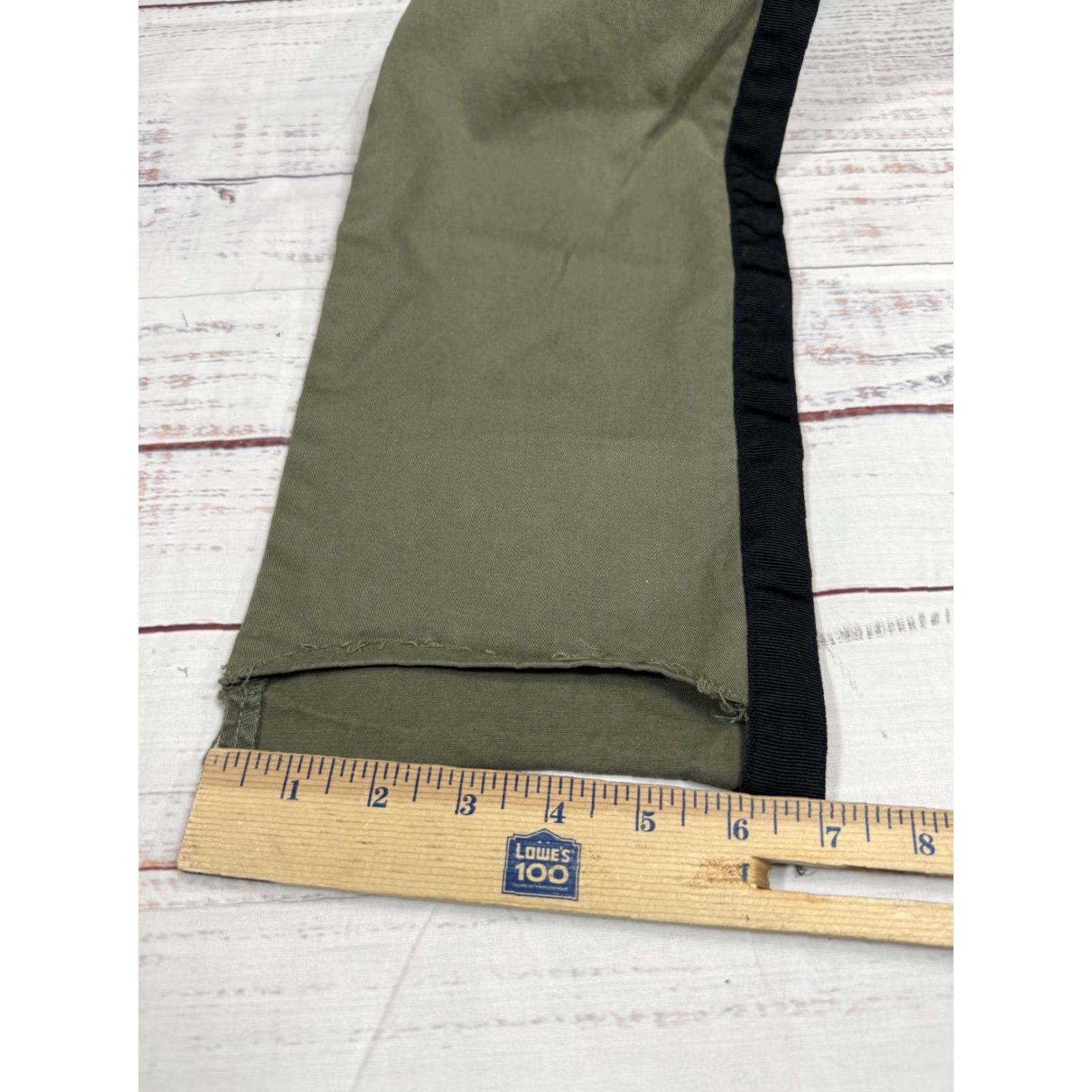Frame FRAME Jeans London-Los Angeles Green Le Hight Straight Cotton Womens Sz 29 Denim Fashion 90s? Size 29" - 5 Thumbnail