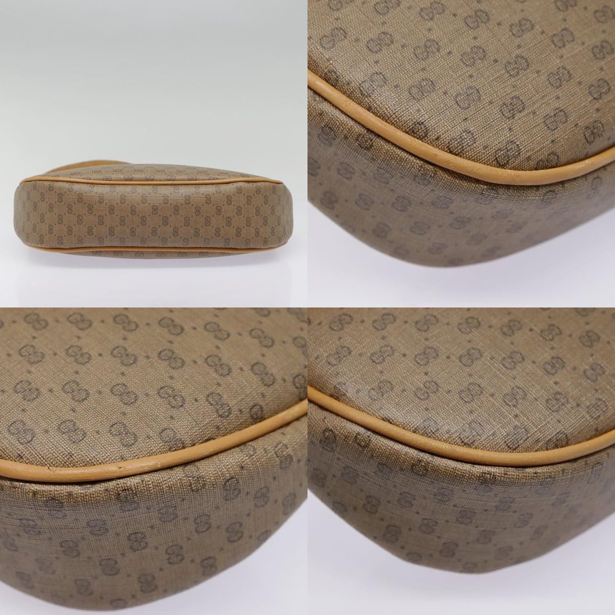 Gucci GUCCI Micro GG Supreme Shoulder Bag Pvc Beige Gold 007 87 Size ONE SIZE - 10 Thumbnail