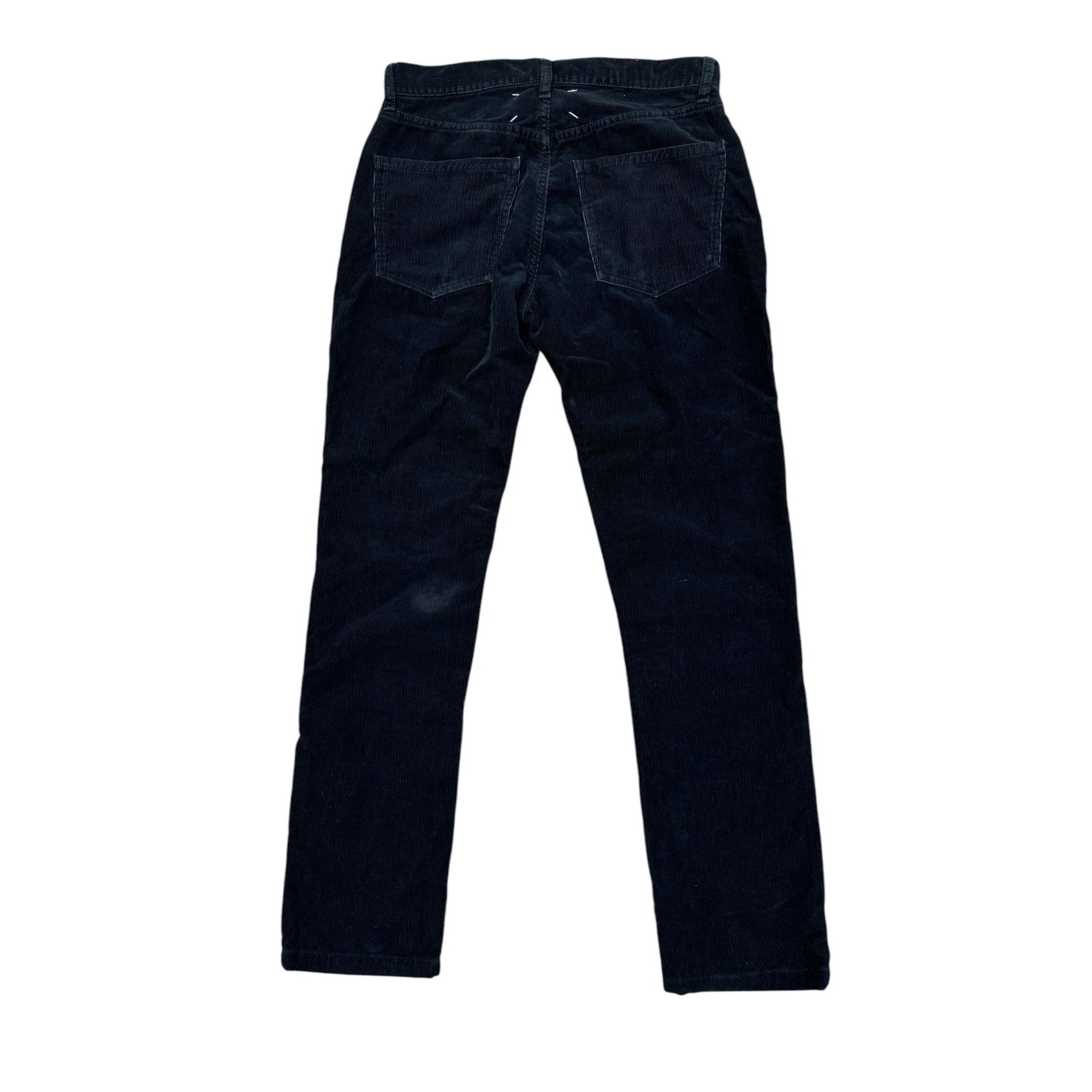 Maison Margiela 0 10 Artisanal Black Corduroy Pants Size US 30 / EU 46 - 5 Thumbnail
