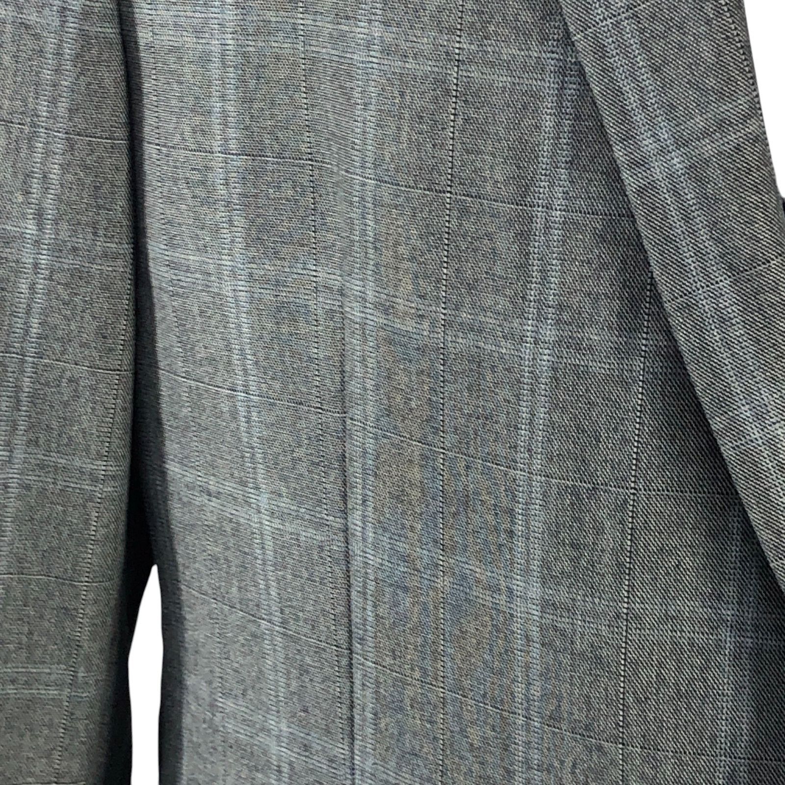 Michael Kors Michael Kors 42L Sport Coat Jacket Blazer Gray Windowpane Size 42L - 5 Thumbnail