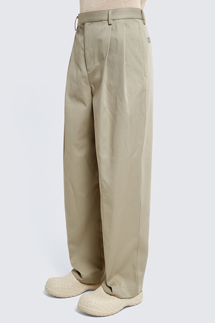 Bottega Veneta Bottega Veneta Wide Leg Cotton Twill Chino Trousers Size US 32 / EU 48 - 1 Thumbnail