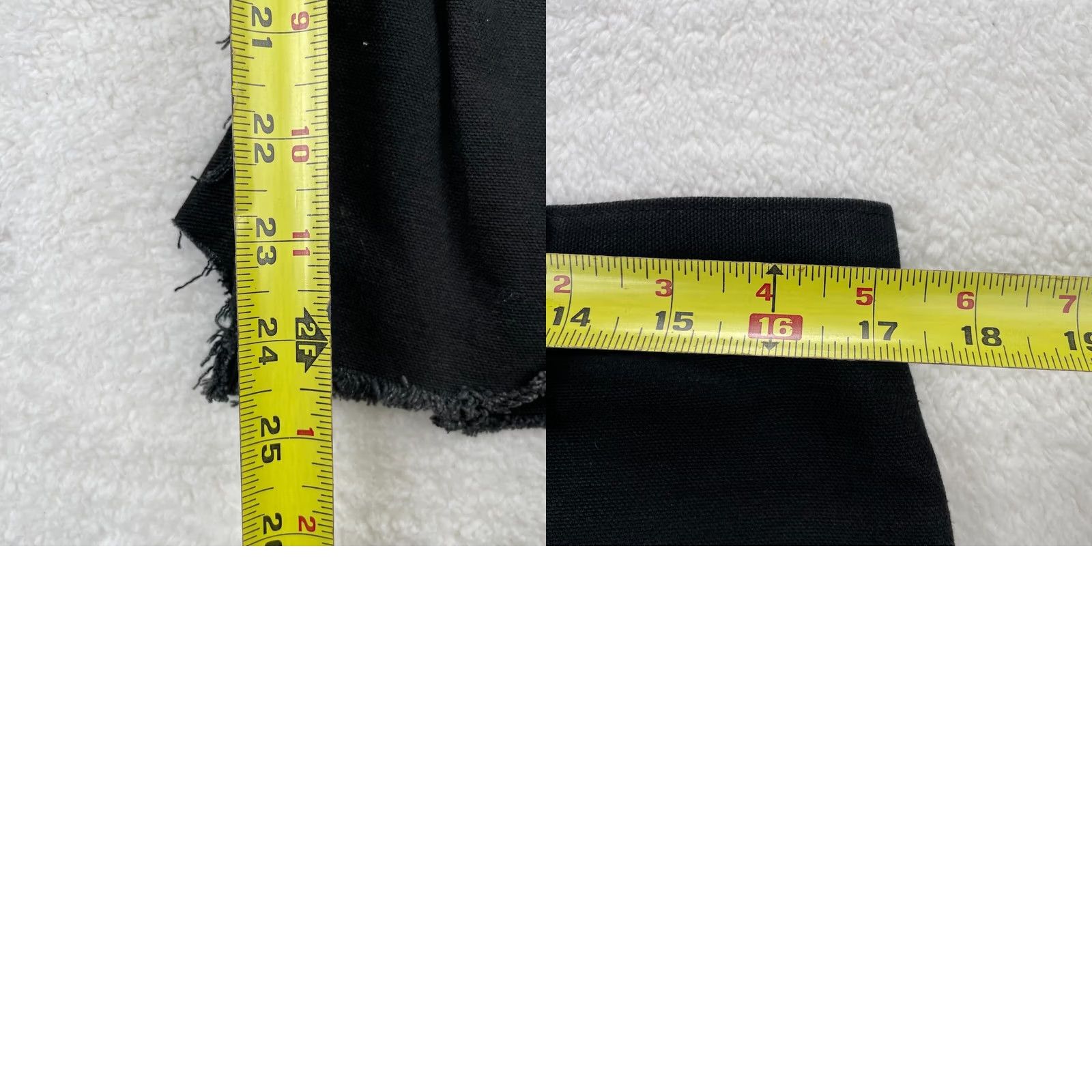 Carhartt Carhartt Carpenter Pants Mens Black Denim 34x25 Fray Ankle Slit Workwear Casual Button Zip Logo Size US 34 / EU 50 - 8 Thumbnail