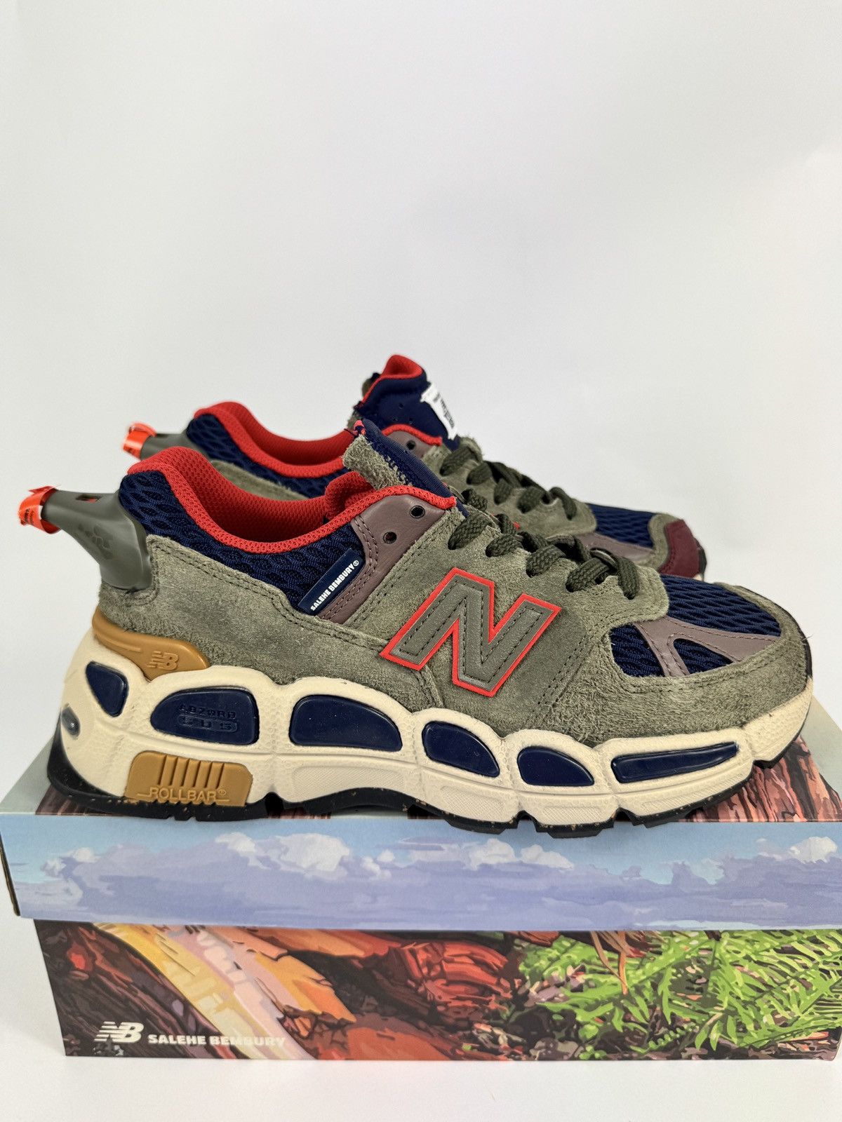 New Balance NEW BALANCE 574 SALEHE BEMBURY YURT WHISTLE SNEAKERS Size US 7.5 / EU 40-41 - 2 Thumbnail
