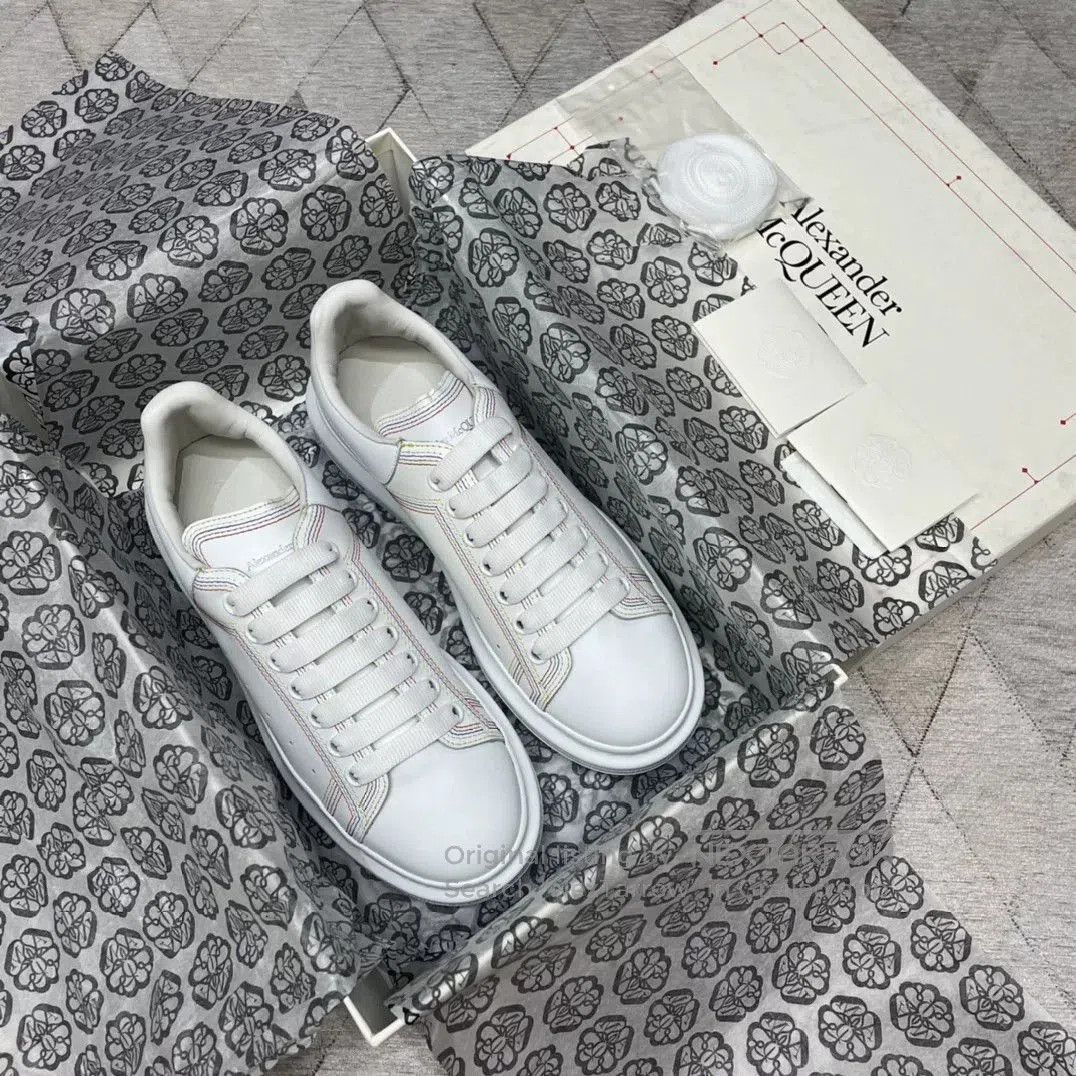 Alexander McQueen Alexander McQueen 2022 Color Embroidered Sneaker. Size US 8.5 / EU 41-42 - 3 Thumbnail