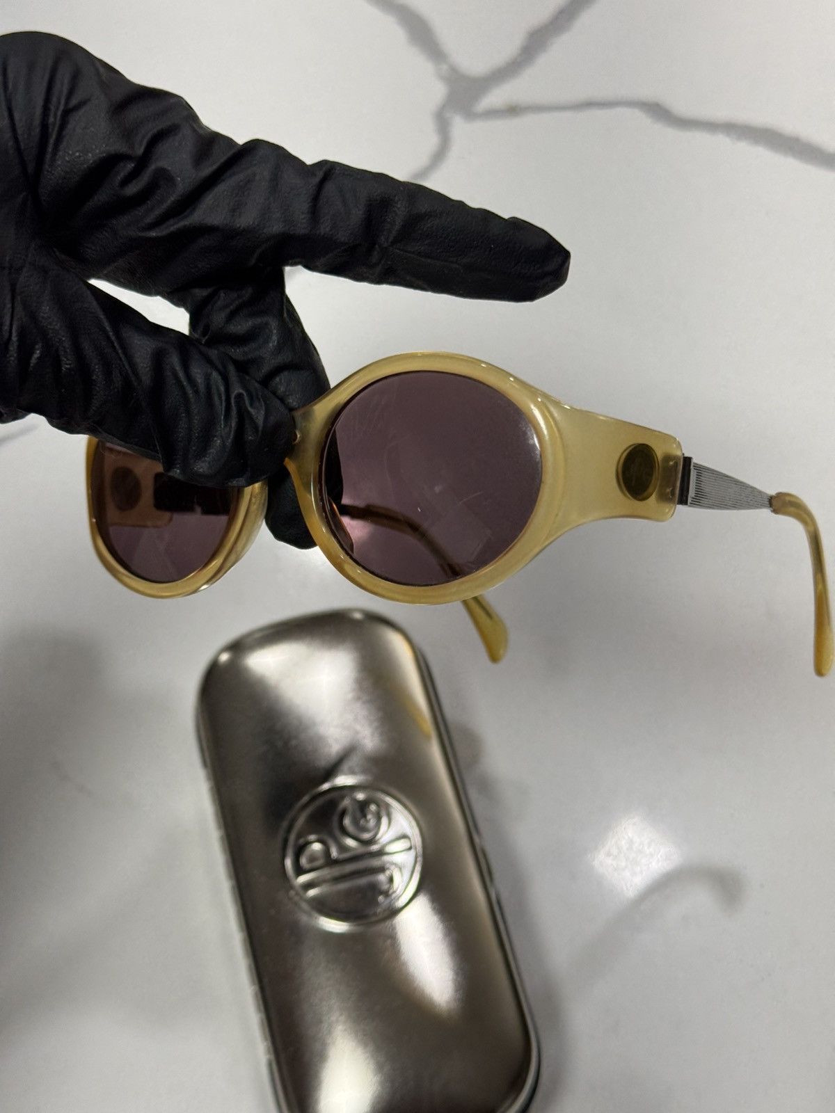 Jean Paul Gaultier VINTAGE JEAN PAUL GAULTIER 56-2272 STEAMPUNK SUNGLASSES Size ONE SIZE - 16 Thumbnail