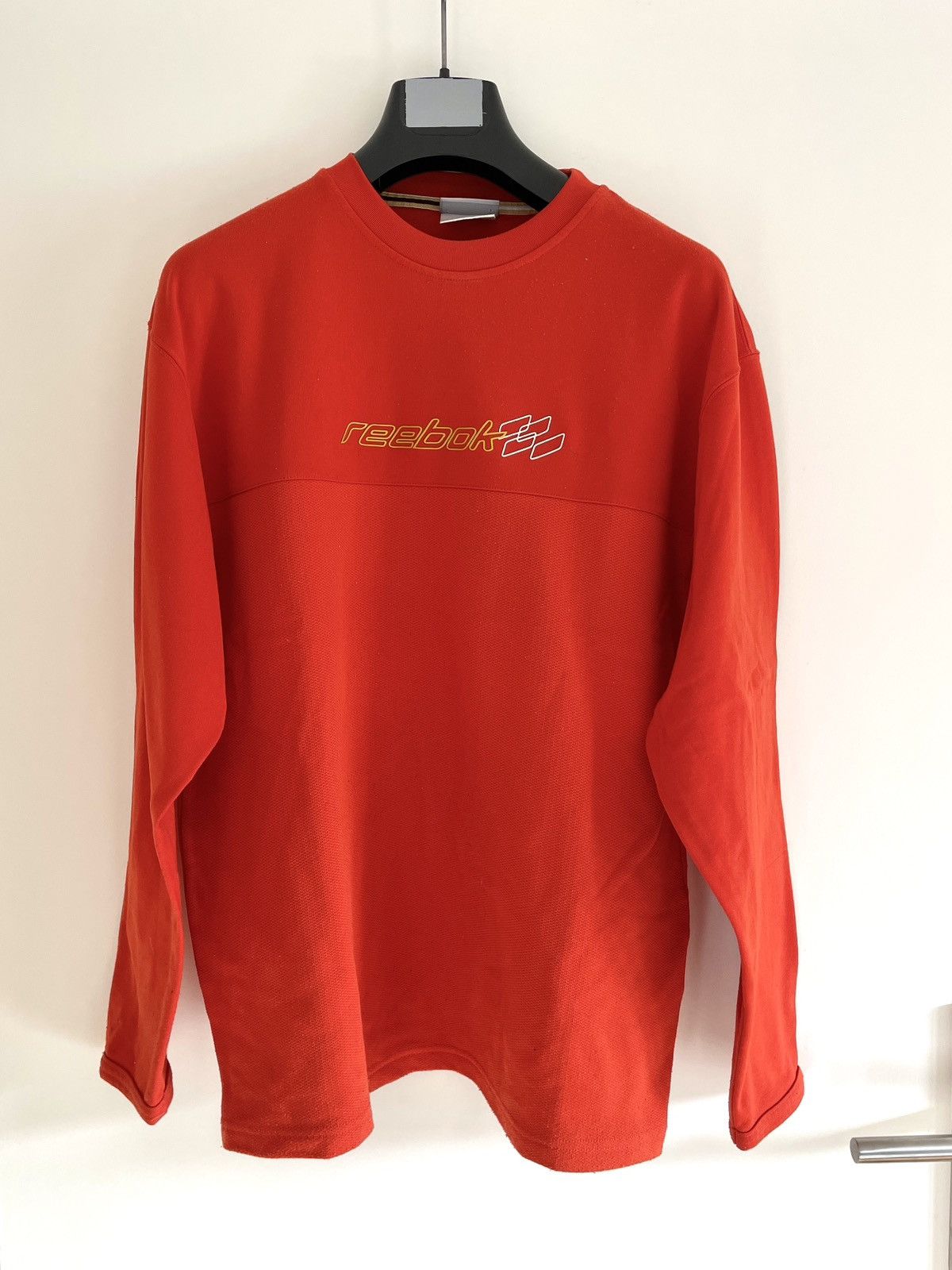 Reebok Vintage Y2K Reebok Red Performance Sweatshirt Retro 90s Size US M / EU 48-50 / 2 - 2 Thumbnail
