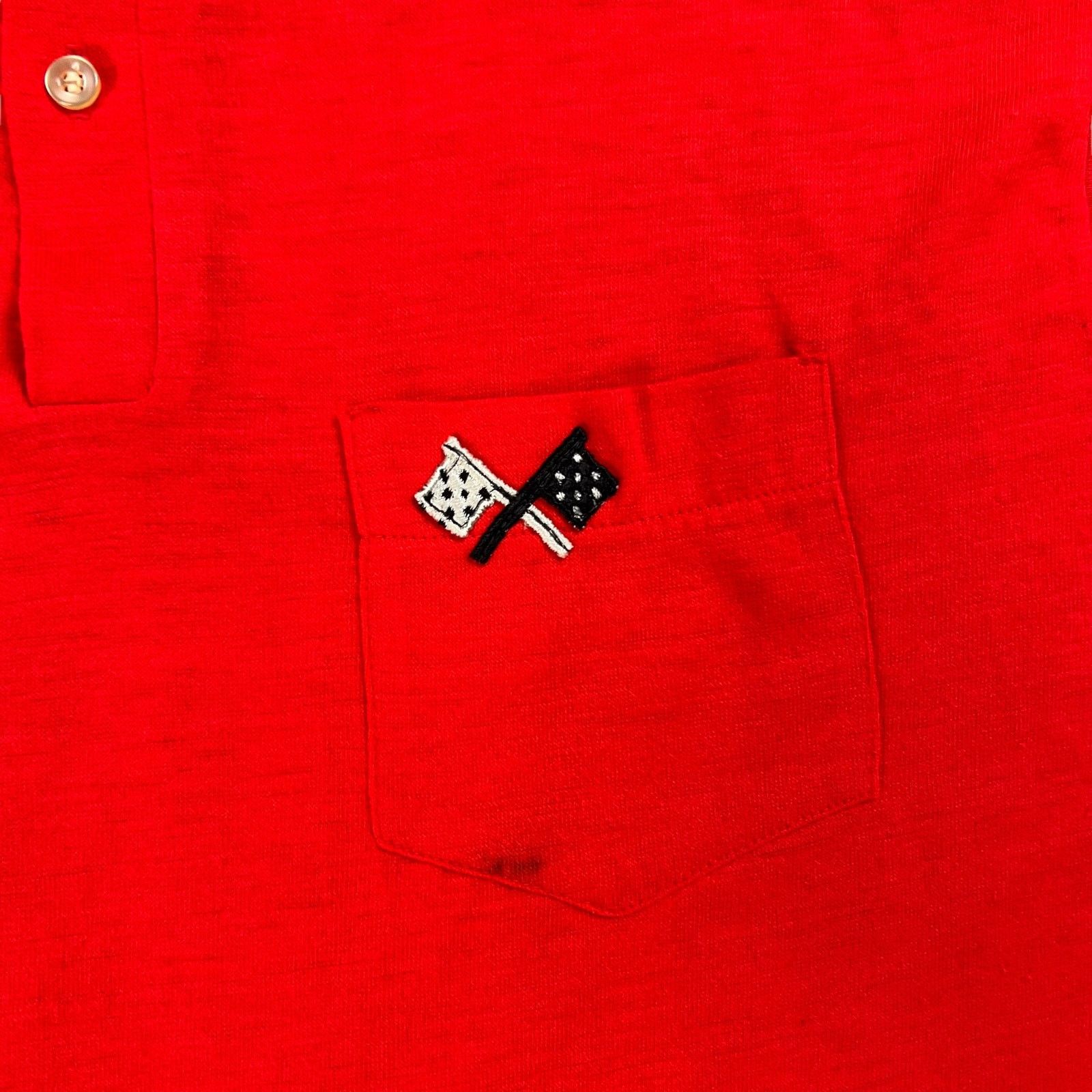 Vintage Vintage 1970s The International checkered flags polo shirt Size US L / EU 52-54 / 3 - 5 Thumbnail