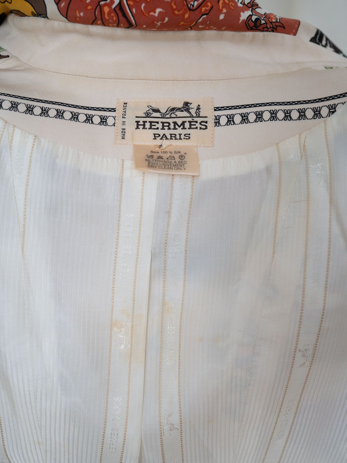 Hermes Hermès Fruit and Dessert Print Jacket Size S / US 4 / IT 40 - 7 Thumbnail