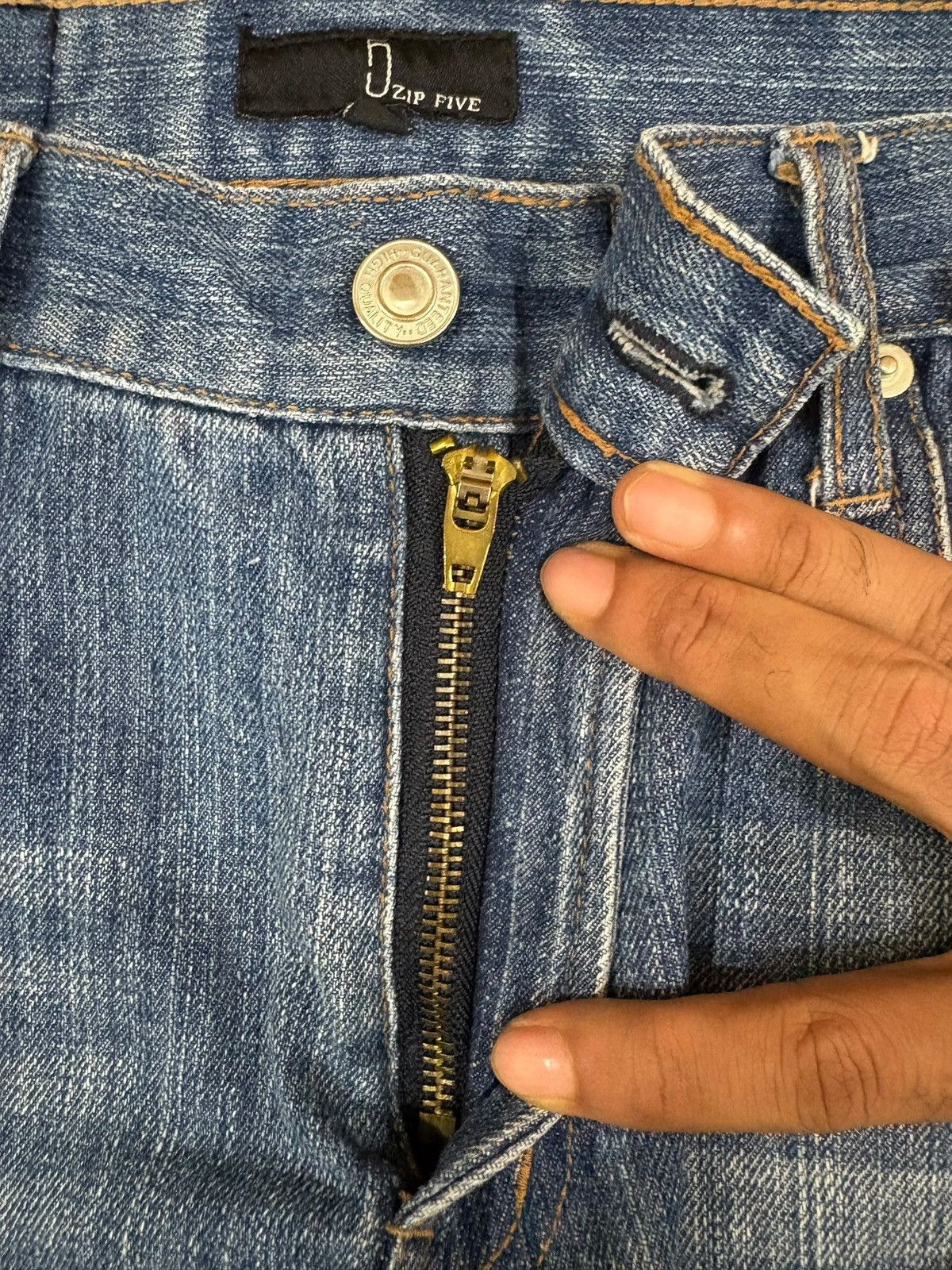 Japanese Brand Vintage Japanese Brand Patches Distressed Jeans Size US 31 - 3 Thumbnail