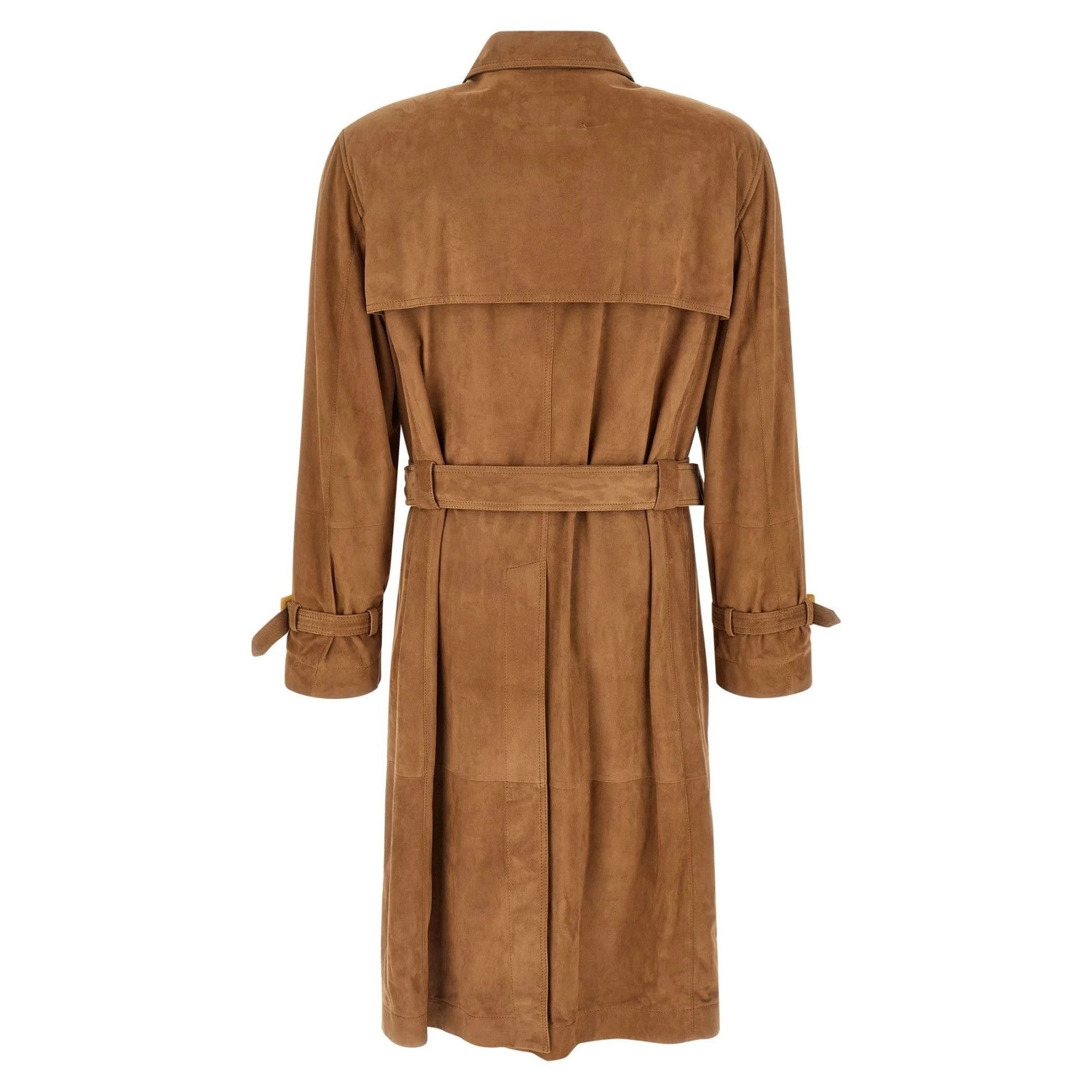 Brunello Cucinelli BRUNELLO CUCINELLI $15500 Biscuit Suede Coat New & Authentic Size US M / EU 48-50 / 2 - 2 Thumbnail