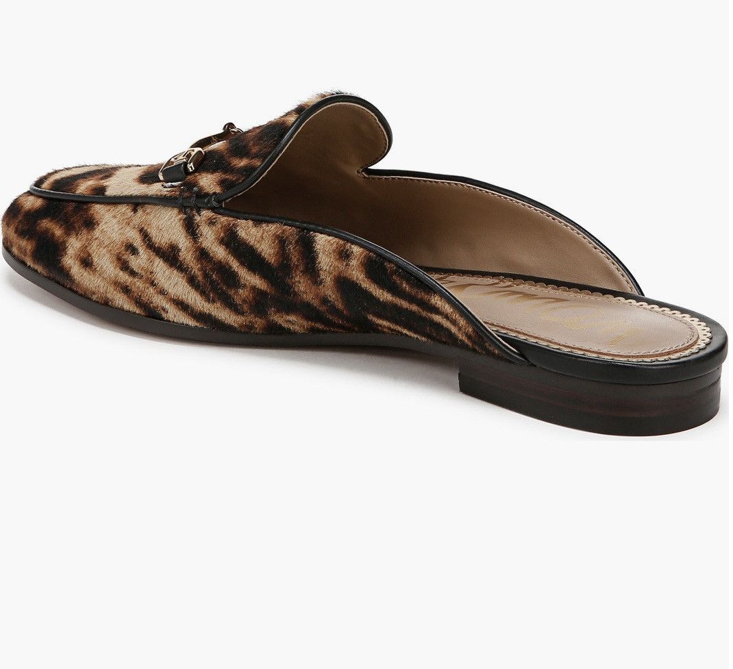 Sam Edelman Sam Edelman Linnie Mules Brown Leopard Real Fur Dyed Size US 8.5 / IT 38.5 - 2 Thumbnail