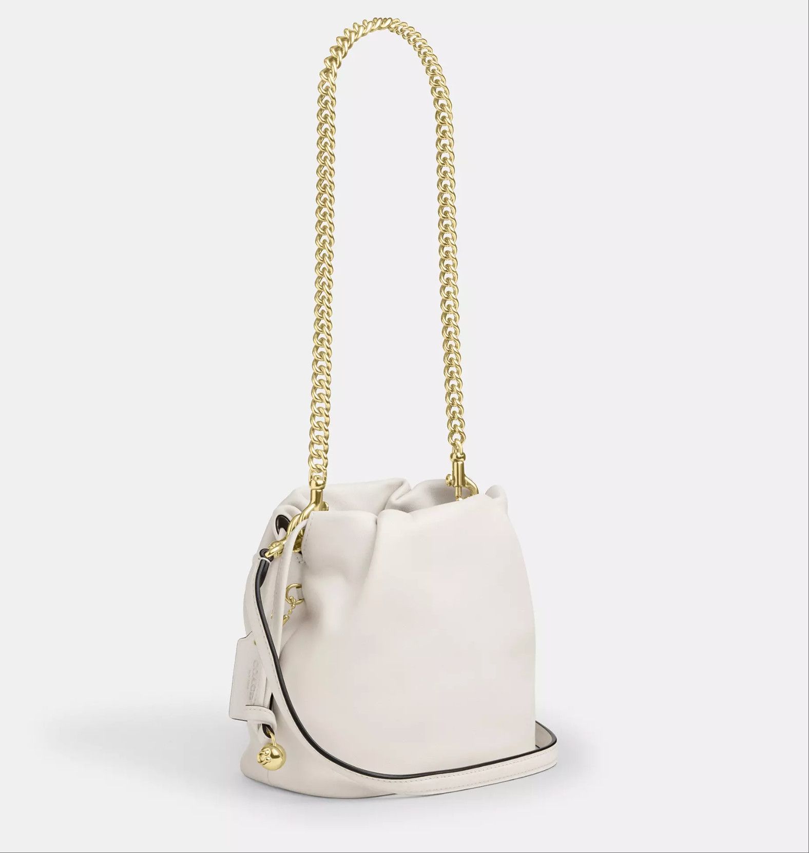 Coach Faye Mini Drawstring Bag With Ruching CDB67 Size ONE SIZE - 10 Thumbnail