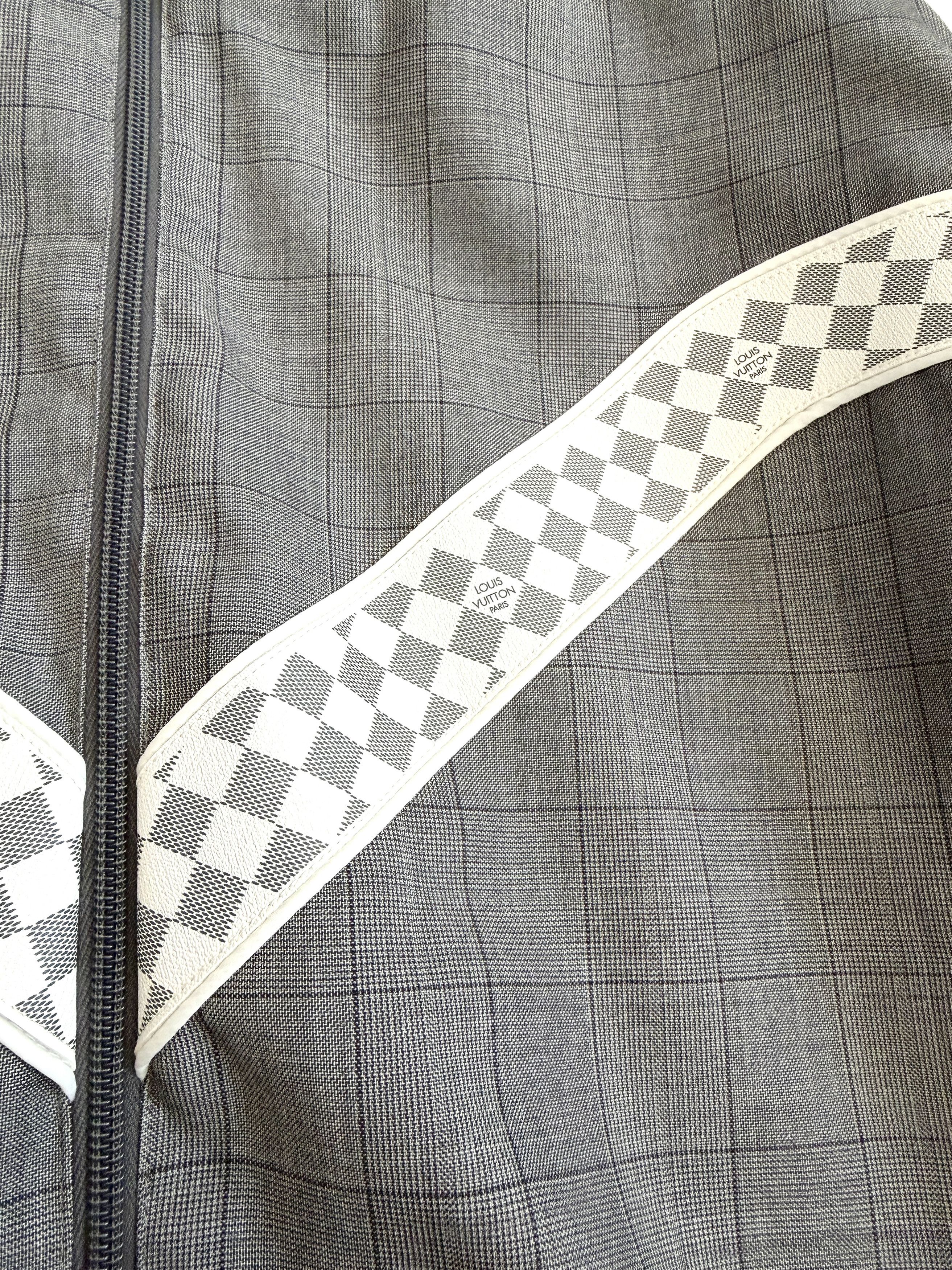 Louis Vuitton Louis Vuitton Grey & White Damier Track Jacket. Size US S / EU 44-46 / 1 - 10 Thumbnail