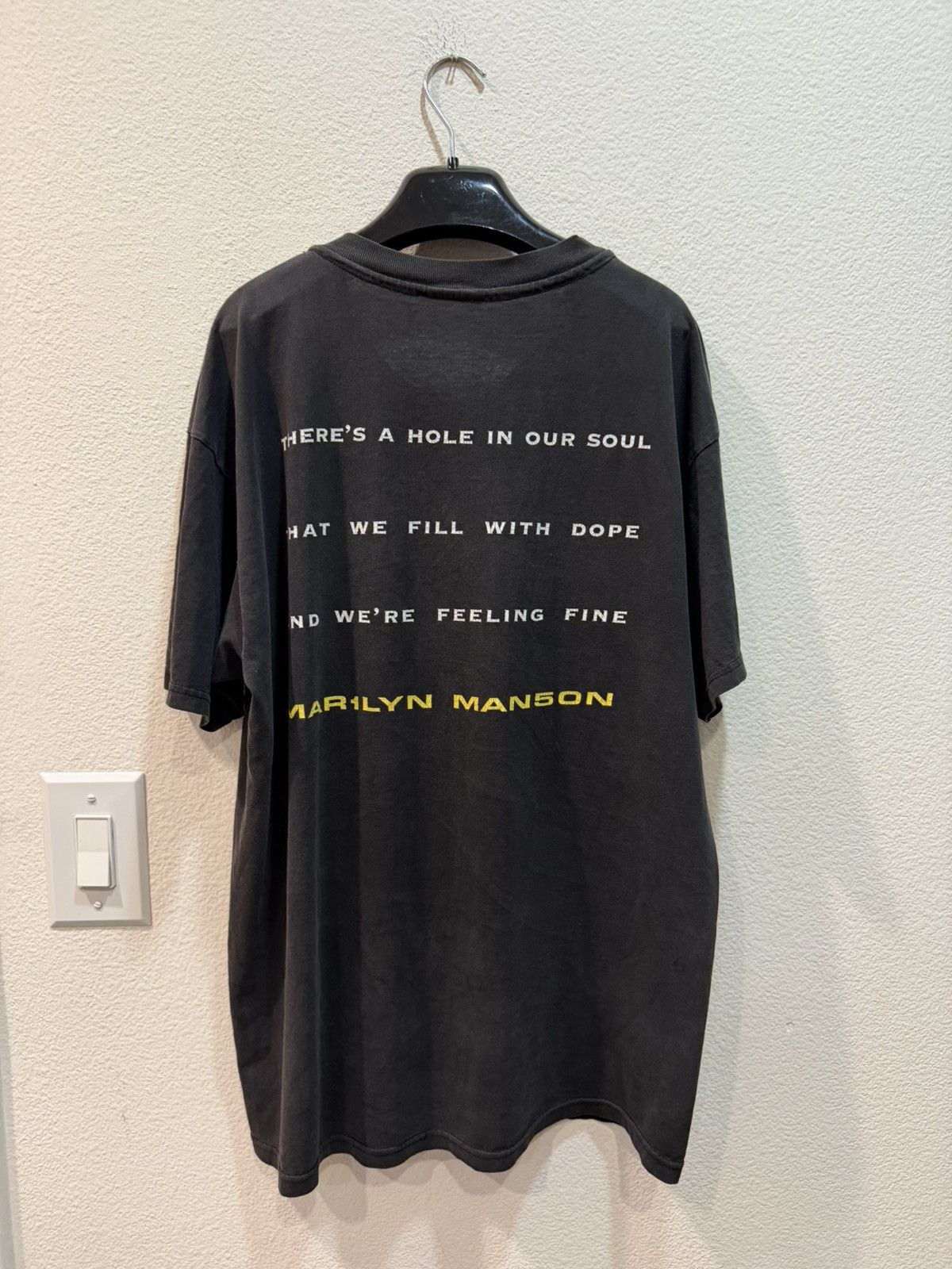 Vintage 1998 Marilyn Manson Mechanical Animals Tee Size US XL / EU 56 / 4 - 4 Thumbnail