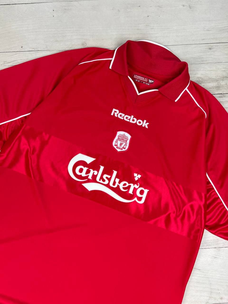 Reebok Vintage Liverpool 2000 2002 Hamann #16 Home Shirt Jersey Size US L / EU 52-54 / 3 - 3 Thumbnail