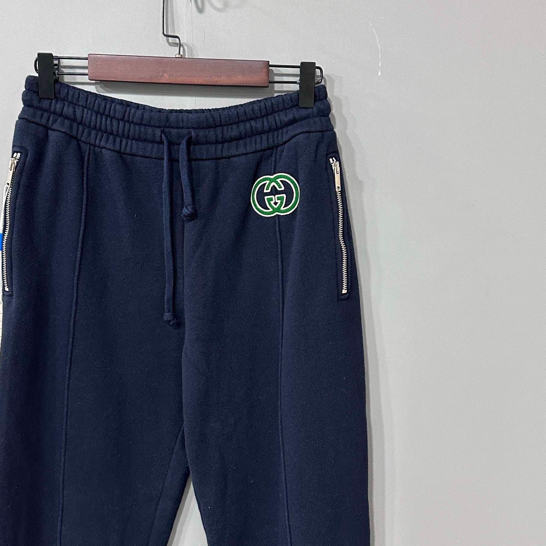 Gucci Gucci logo letter drawstring knitted sweatpants 2501-Nextar Size US 28 / EU 44 - 2 Thumbnail