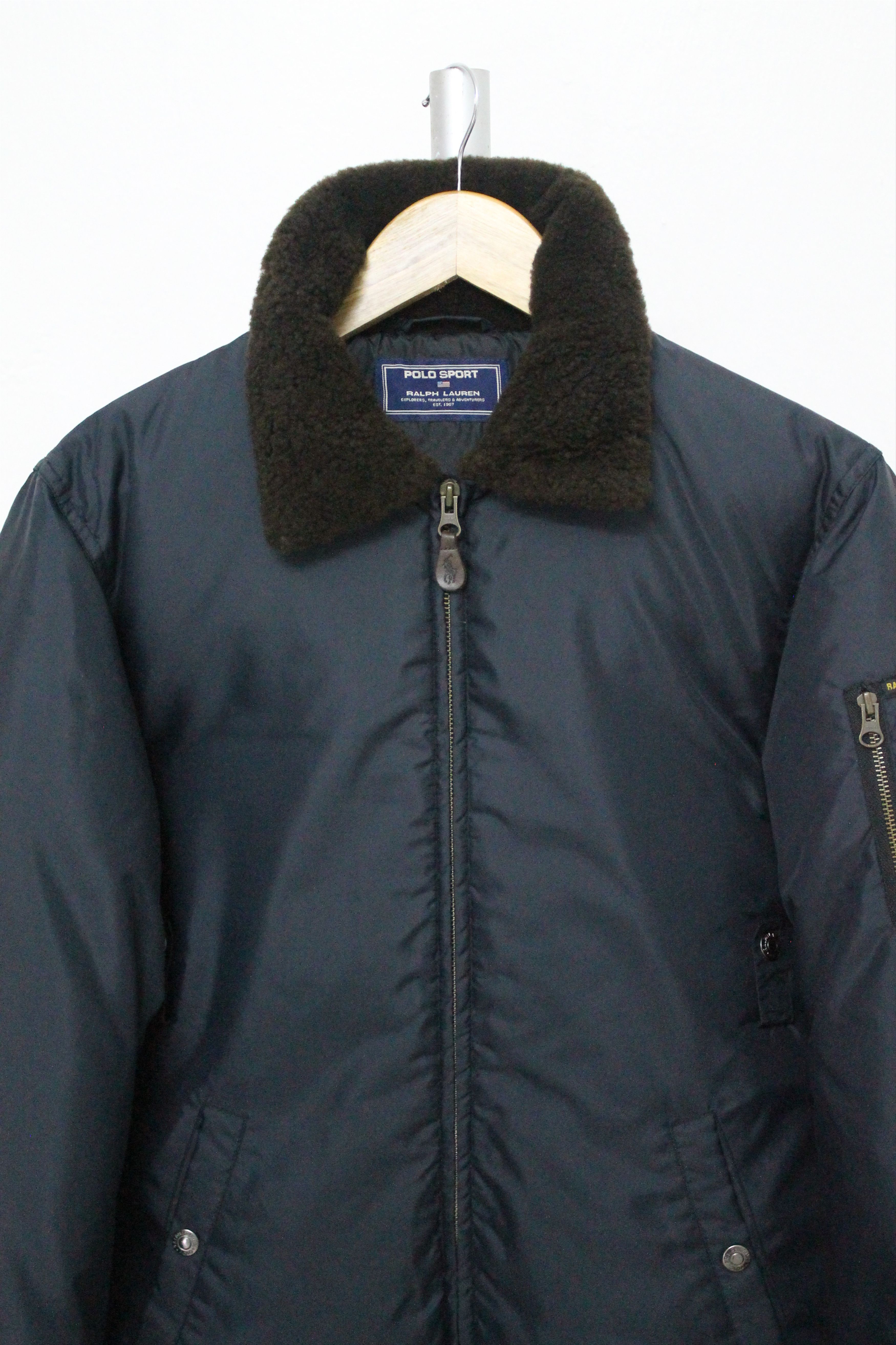 Polo Ralph Lauren Vintage 90's POLO SPORT RALPH LAUREN Bomber Jacket. Size US S / EU 44-46 / 1 - 3 Thumbnail