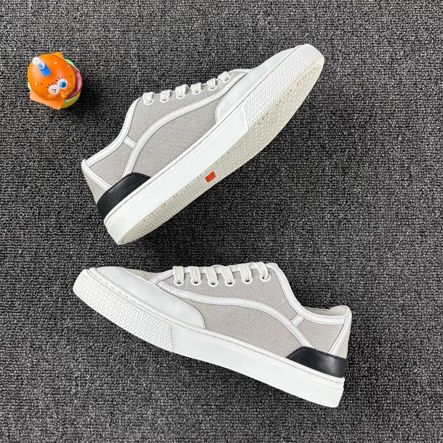 Hermes Hermes new gray women's sneakers 36.5 Size US 5.5 / IT 35.5 - 3 Thumbnail