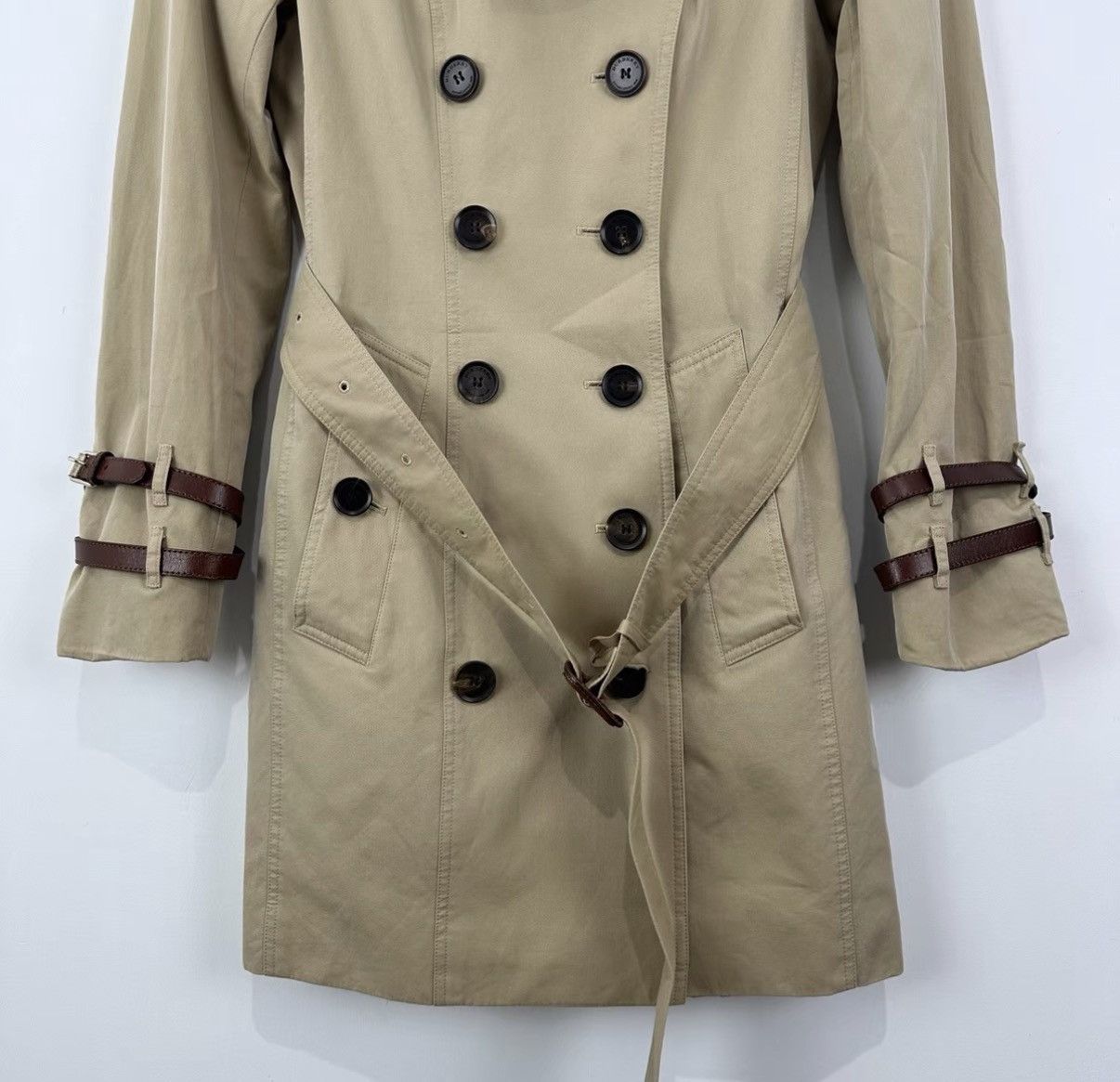 Burberry Burberry Double-breasted Trench Coat J42 Size XXS / US 00 / IT 34 - 4 Thumbnail