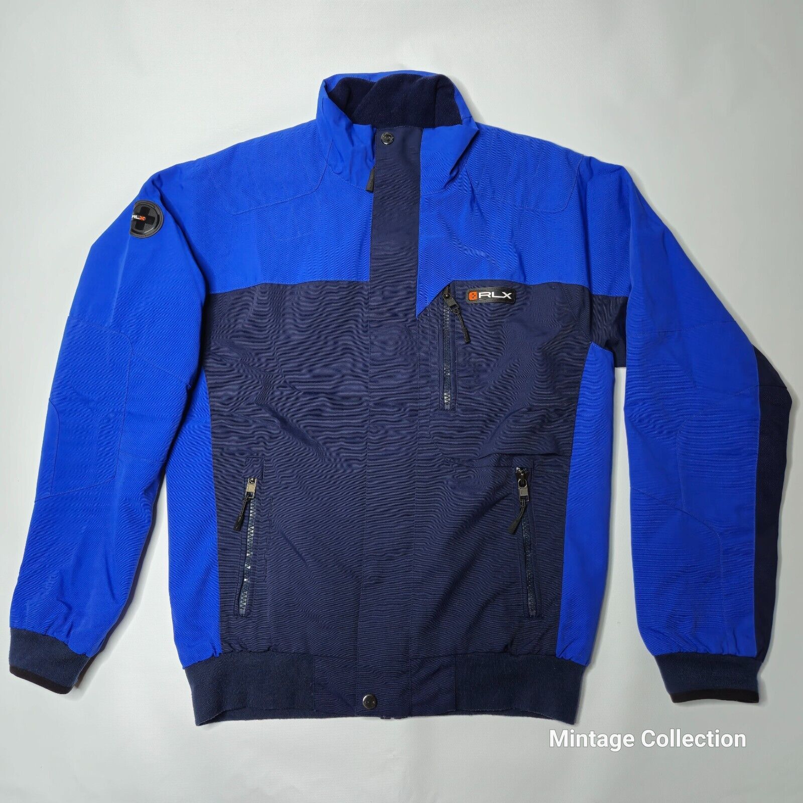 Ralph Lauren Ralph Lauren RLX Blue Motorcycle McKinley Bomber Jacket M Size US M / EU 48-50 / 2 - 2 Thumbnail
