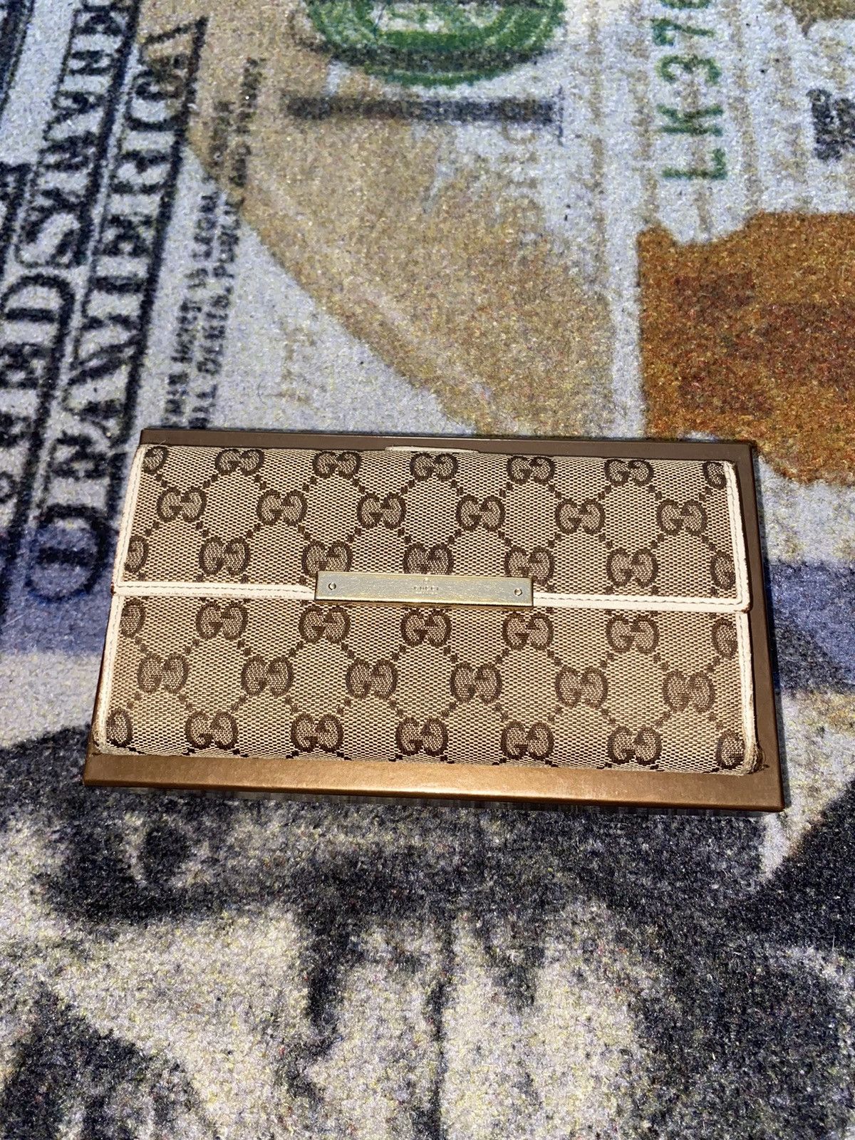 Gucci Gucci GG Canvas Continental Long Wallet Size ONE SIZE - 1 Thumbnail