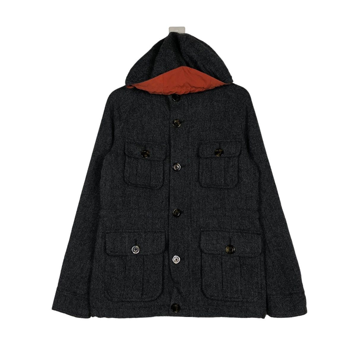 Japanese Brand 🔥VINTAGE BIKER JACKET BIG POCKET DUFFER PATENT ISSEY MIYAKE Size US M / EU 48-50 / 2 - 3 Thumbnail