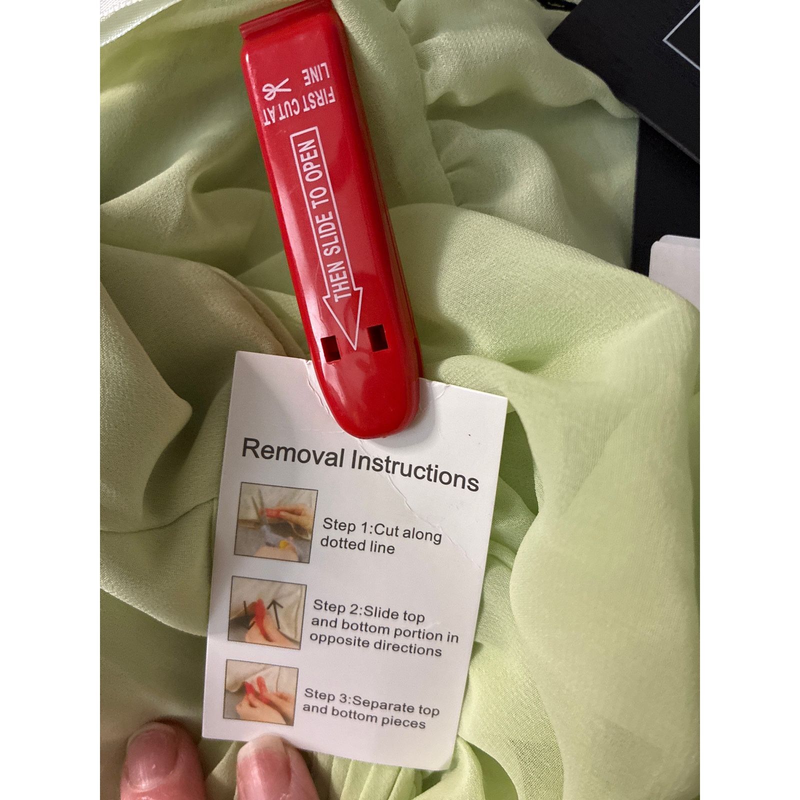 Mac Duggal Ieena for Mac Duggal Lime Green Tiered Mini Dress Size 0 Size XS / US 0-2 / IT 36-38 - 5 Thumbnail