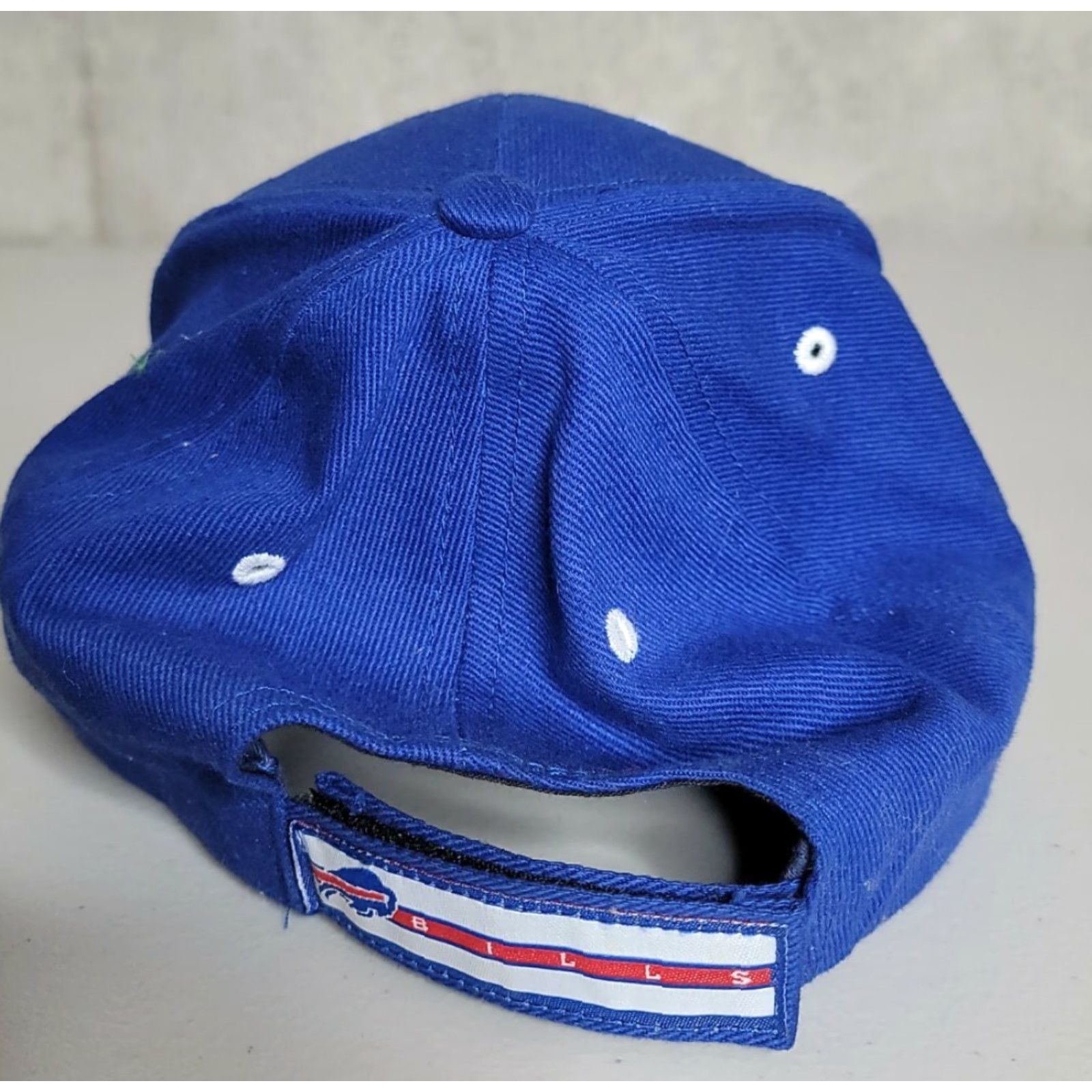 NFL RARE 90s NFL Buffalo Bills Blue Spell out Hat One Size Fits All Size ONE SIZE - 3 Thumbnail