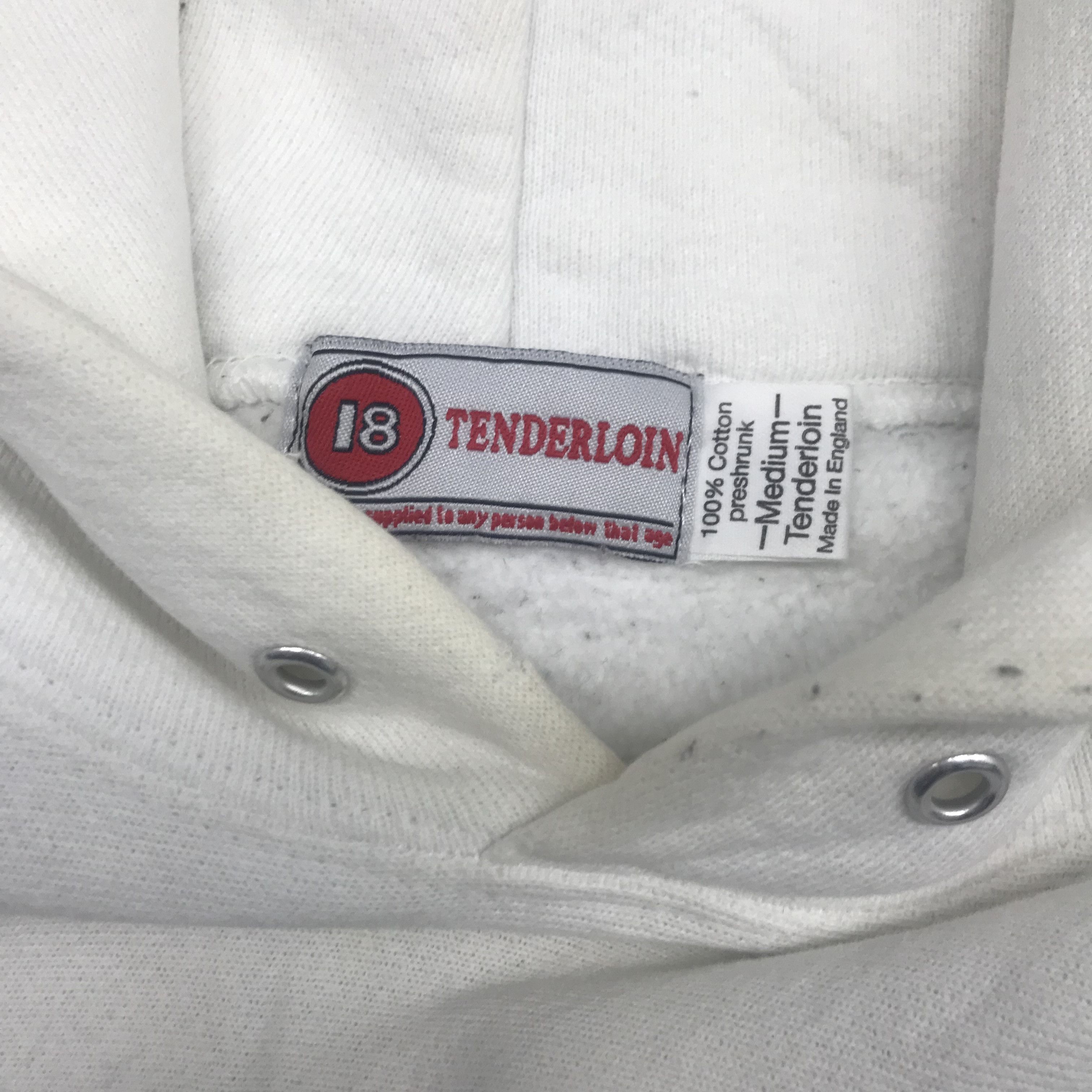 Tenderloin Rare!! Vintage 90s/00s Tenderloin Japan Spellout Hoodie Size US L / EU 52-54 / 3 - 3 Thumbnail
