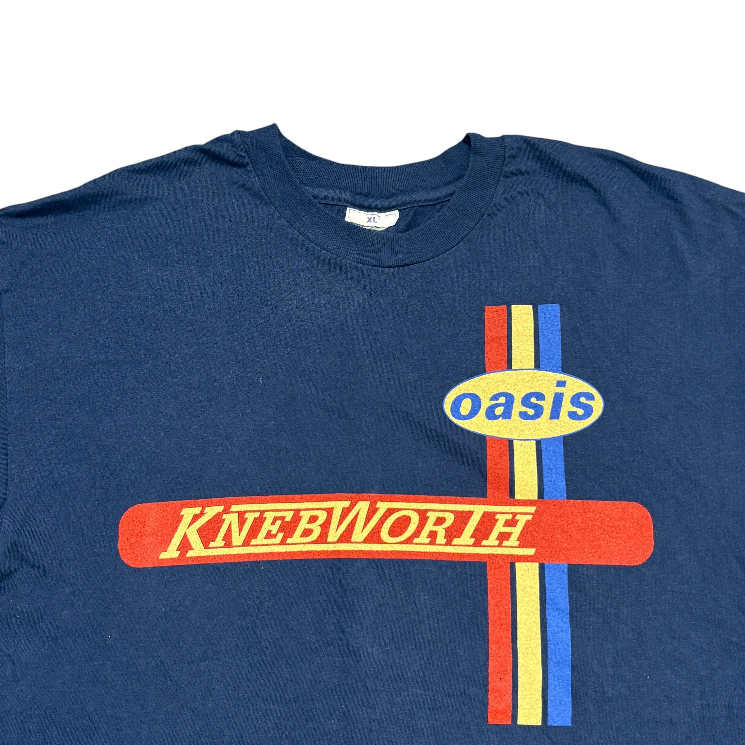 Band Tees Vintage Oasis Shirt 90s Tour Knebworth Britpop Rock Band Tee Size US XL / EU 56 / 4 - 4 Thumbnail
