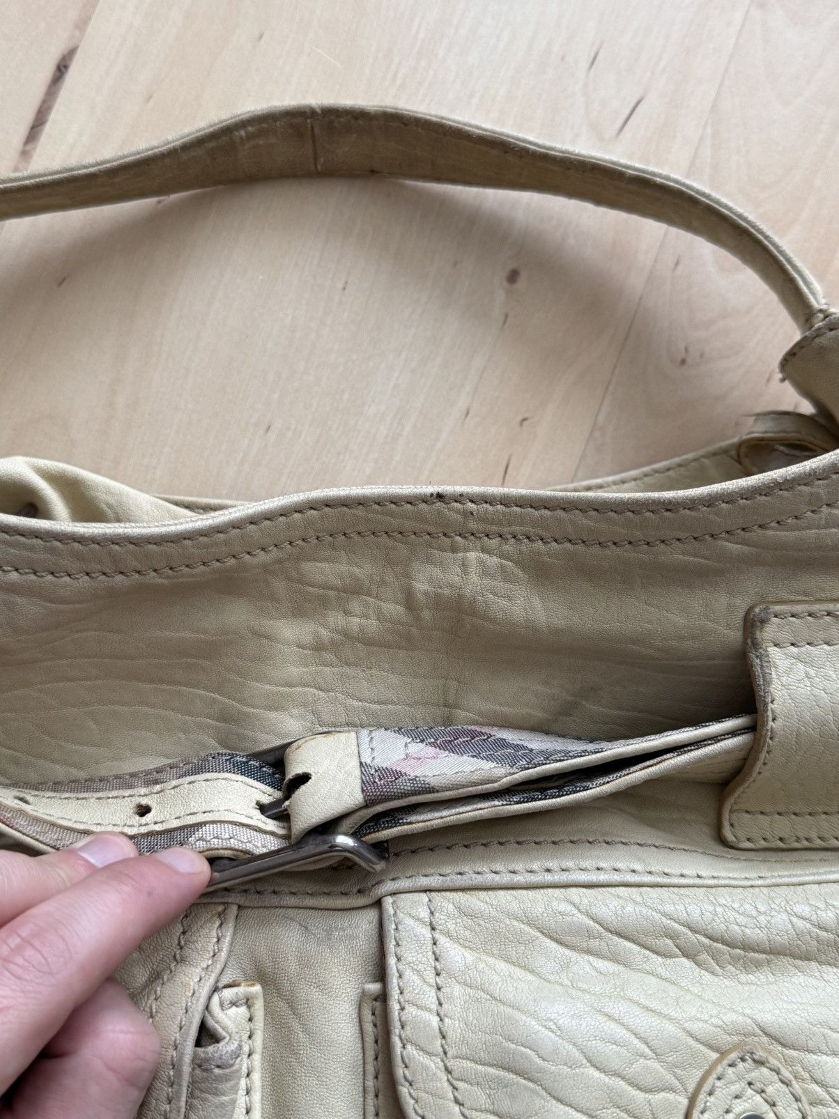 Burberry Burberry London Vintage leather tote bag Size ONE SIZE - 7 Thumbnail