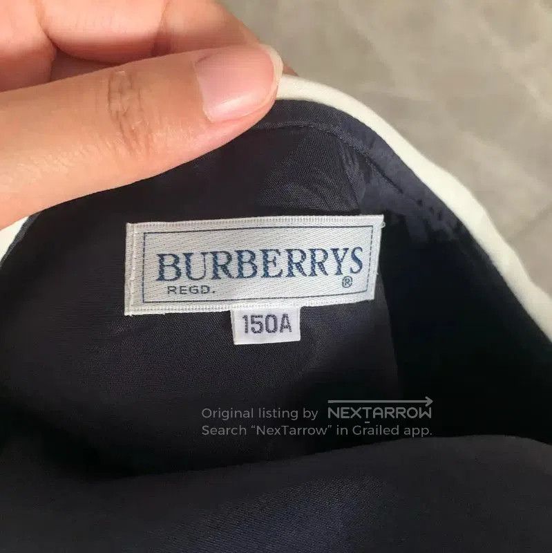 Burberry Burberry Navy Blue Wool Long Sleeve Dress. Size XS / US 0-2 / IT 36-38 - 7 Thumbnail