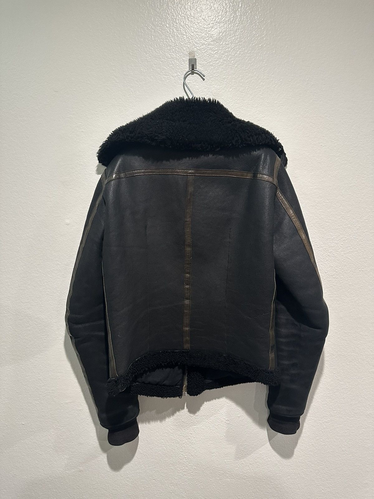 Rick Owens FW08 Shearling Funnel Neck Jacket Size US M / EU 48-50 / 2 - 3 Thumbnail