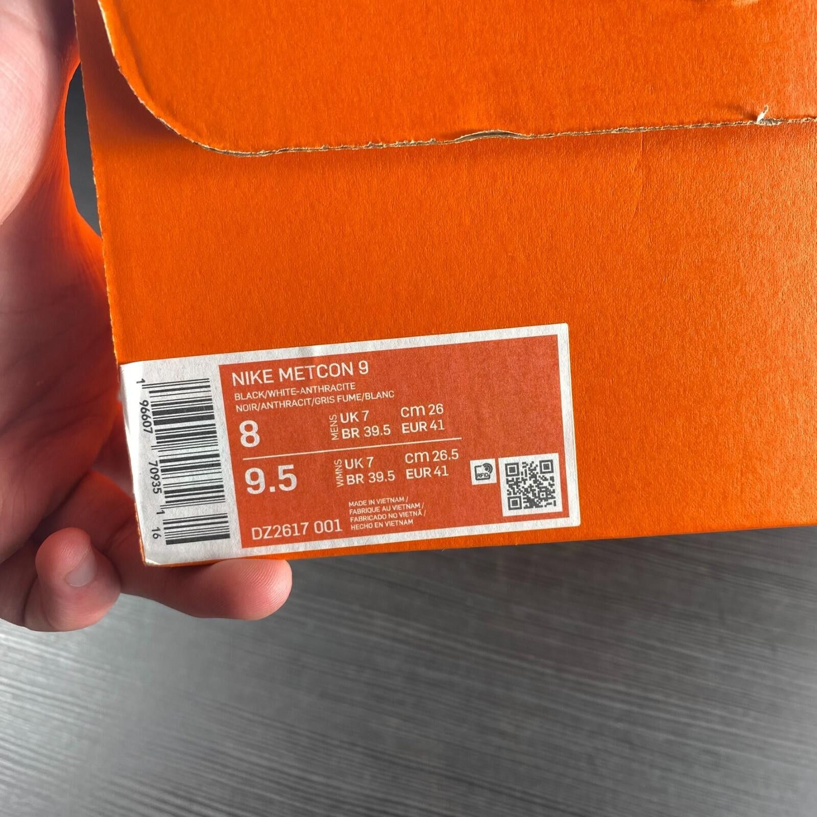 Nike Size UK 7 - Nike Metcon 9 Black Grey DZ2617-001 BNWT✅ Size US 8 / EU 41 - 7 Thumbnail
