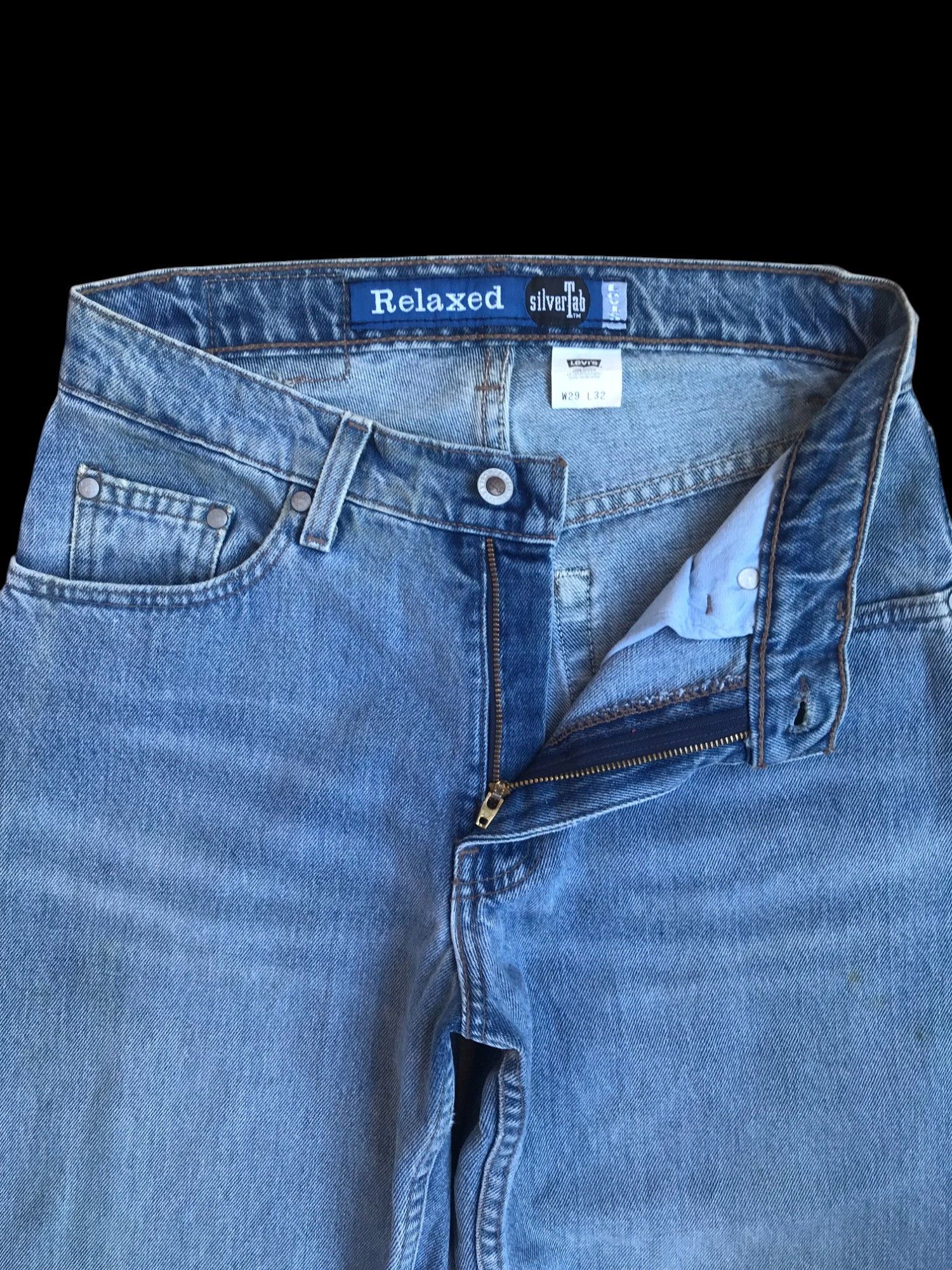 Levi's VTG LEVIS SILVERTAB 90s STONEWASH RELAXED FIT Size US 29 - 7 Thumbnail