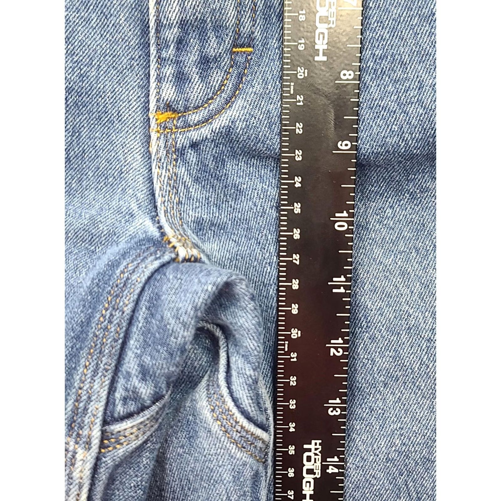 CO Duluth Ballroom Flannel-Lined Jeans 32x30 Blue Relaxed Fit Work Denim Jeans Mens Size US 32 / EU 48 - 7 Thumbnail